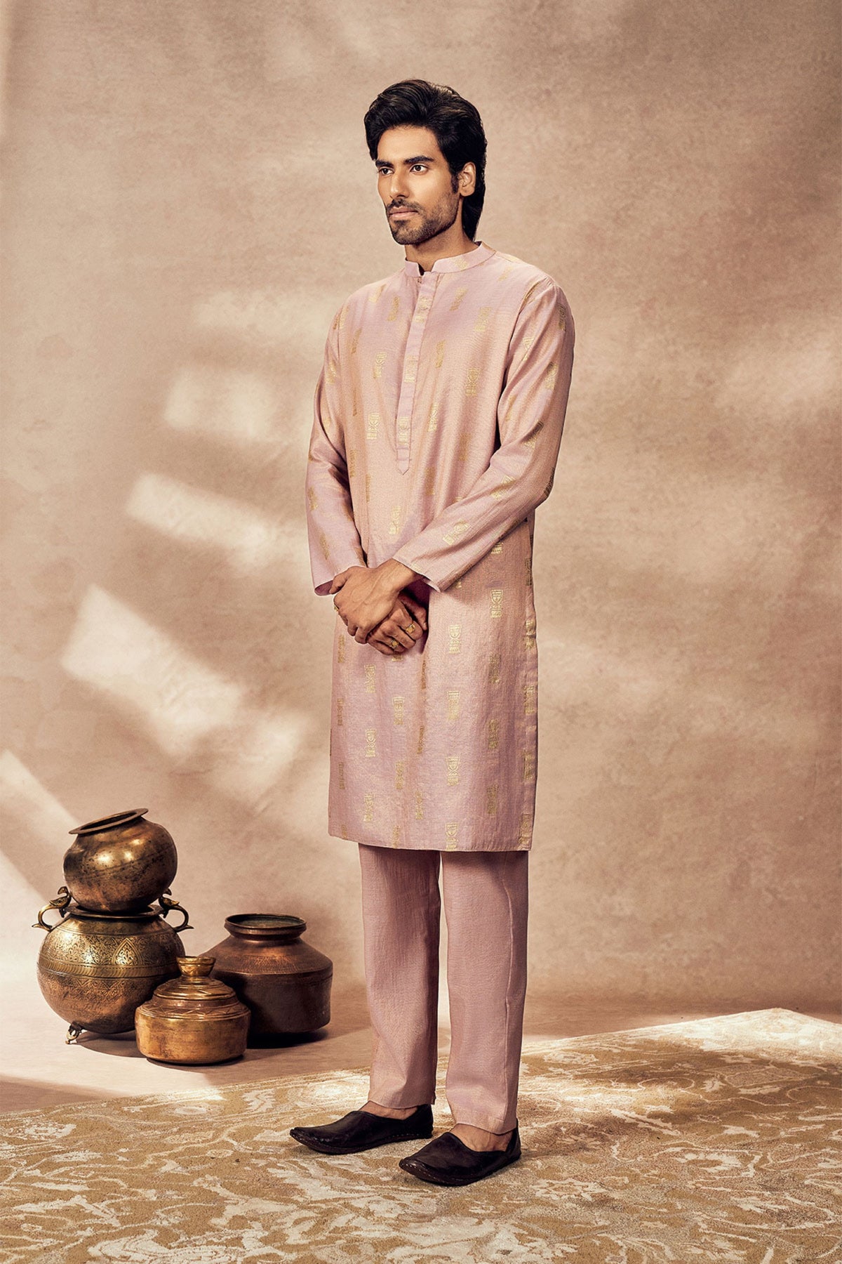 Lilac Timber Tribe Kurta