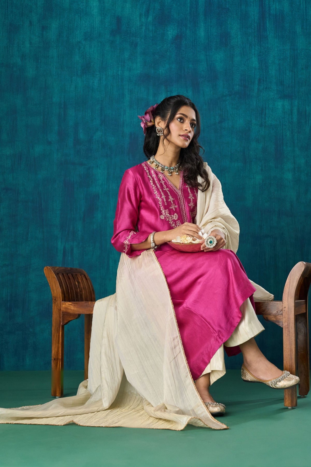 Magenta Charvi Kurta Sets