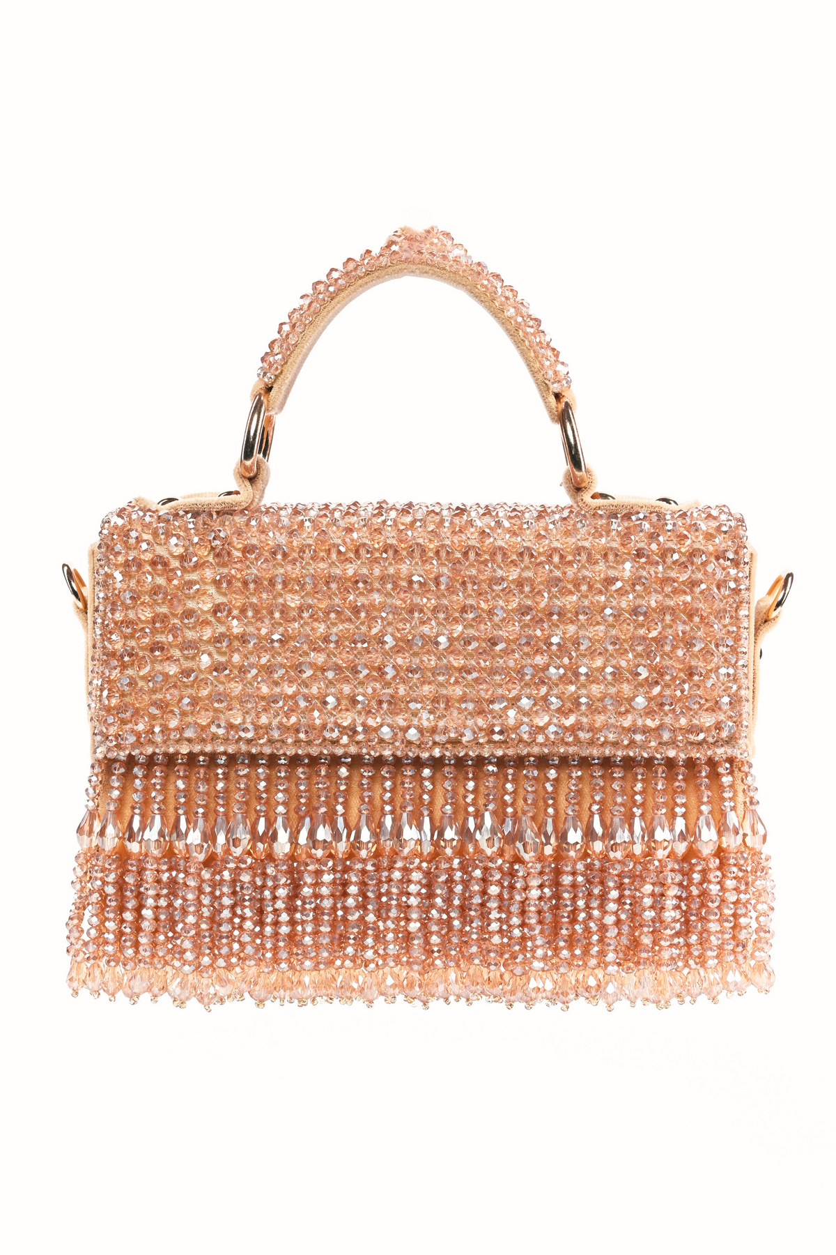 Melody Golden Embellished Box Bag