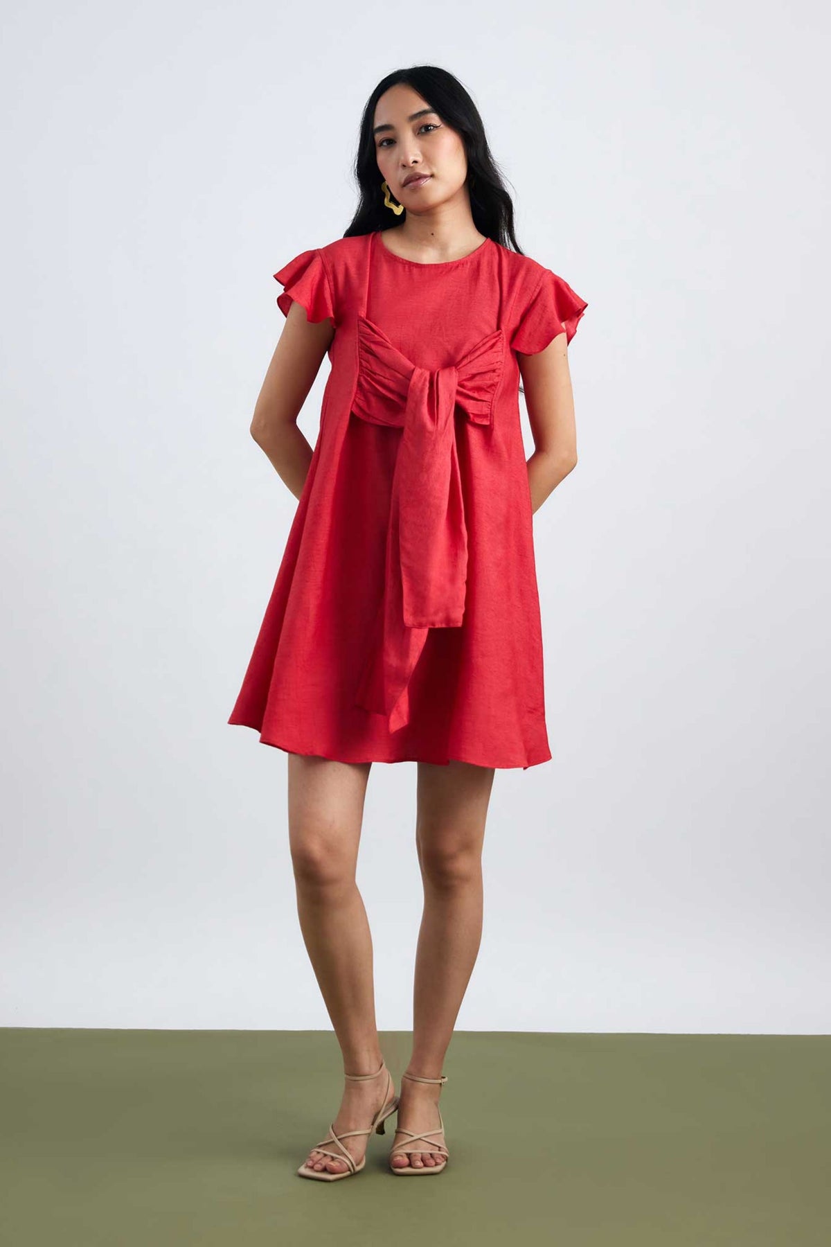 Echo Kim Front Tie up Dress