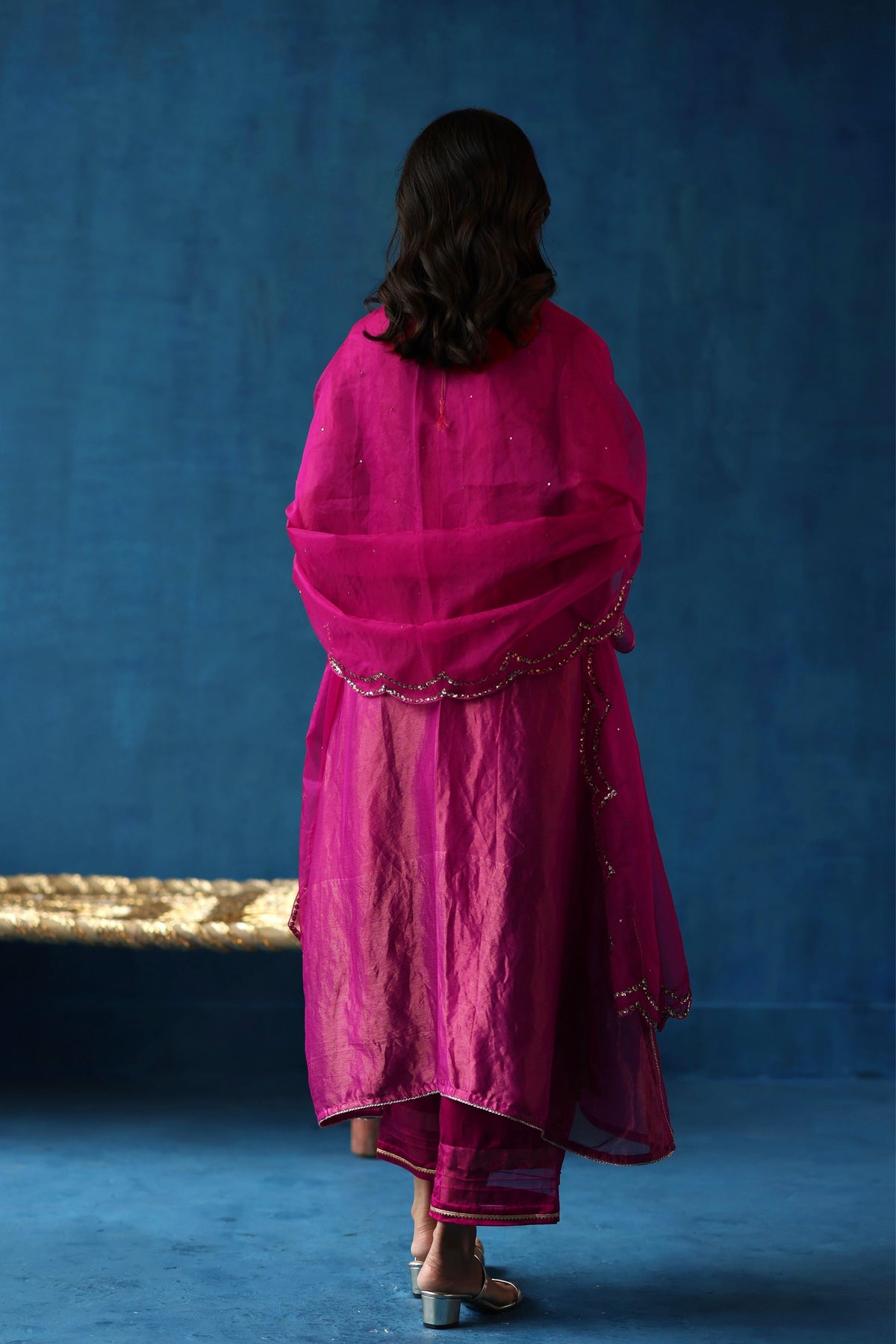 Fuchsia Kala Khatta Kurta Set