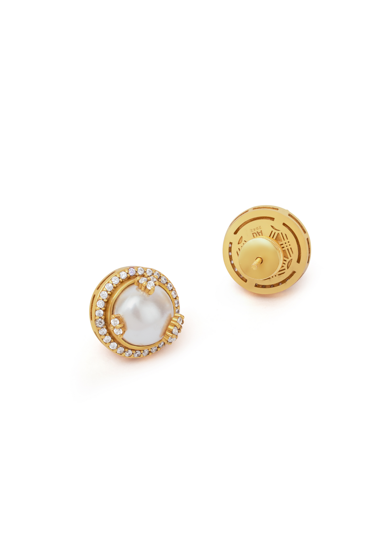 Opaline Ivory Studs