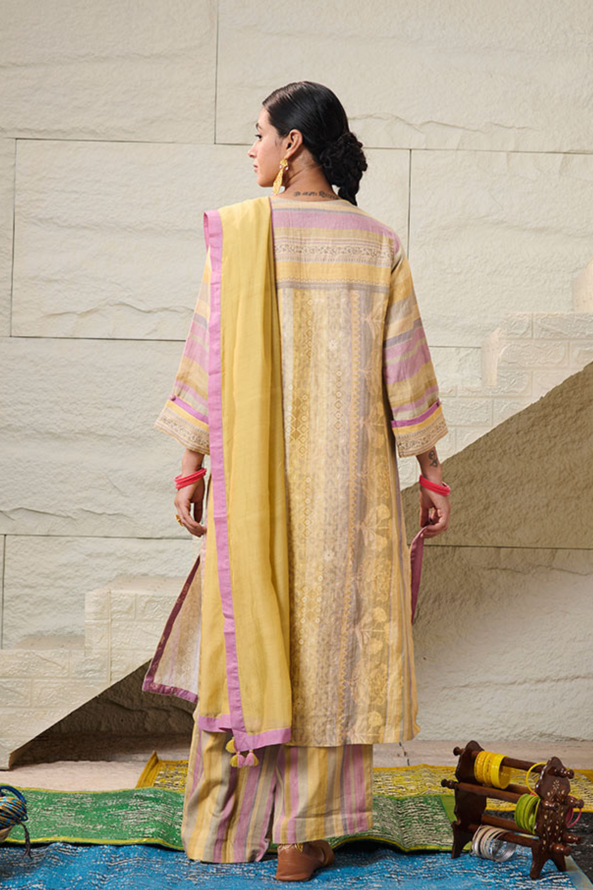 Jyot Yellow Kurta Set