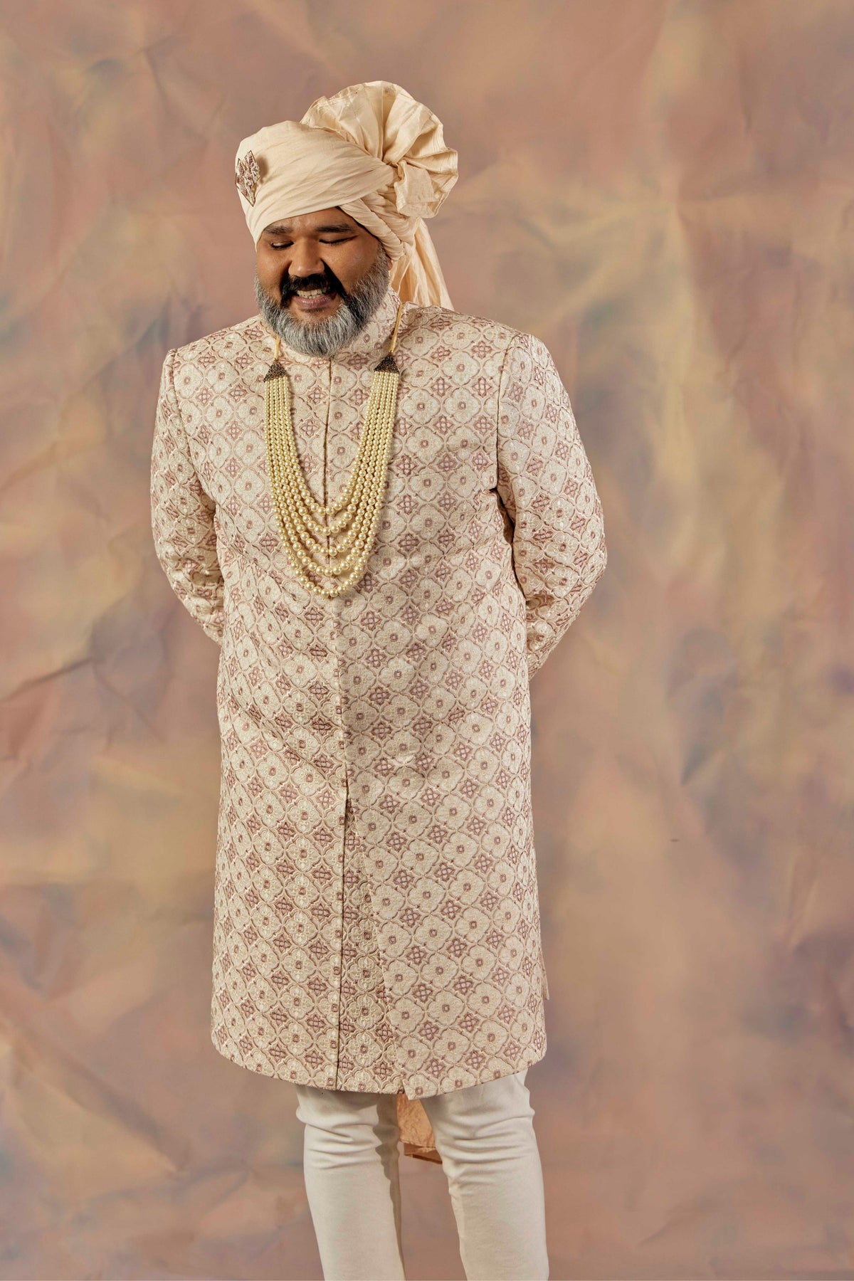 Jmc Block Sherwani Set