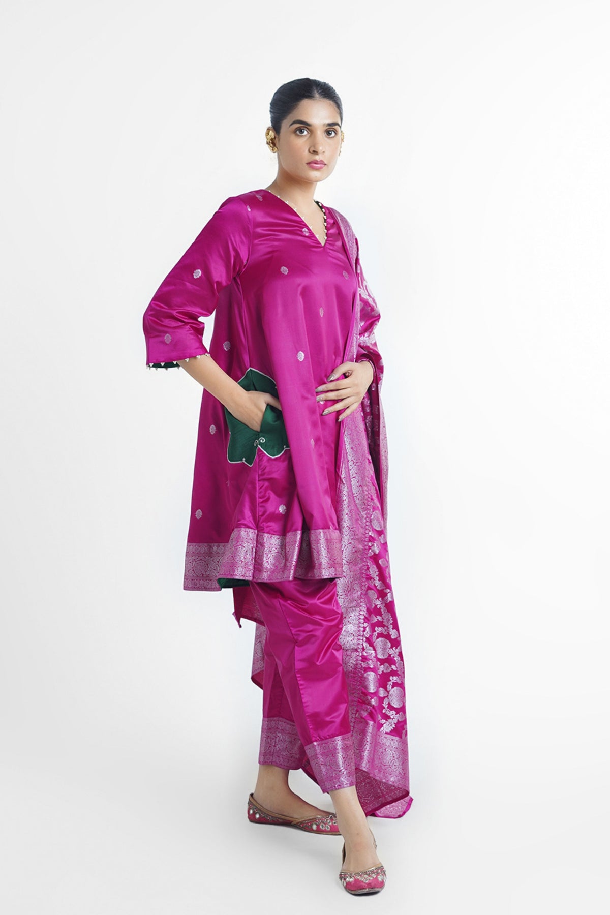 Pink Reema Kurta Set