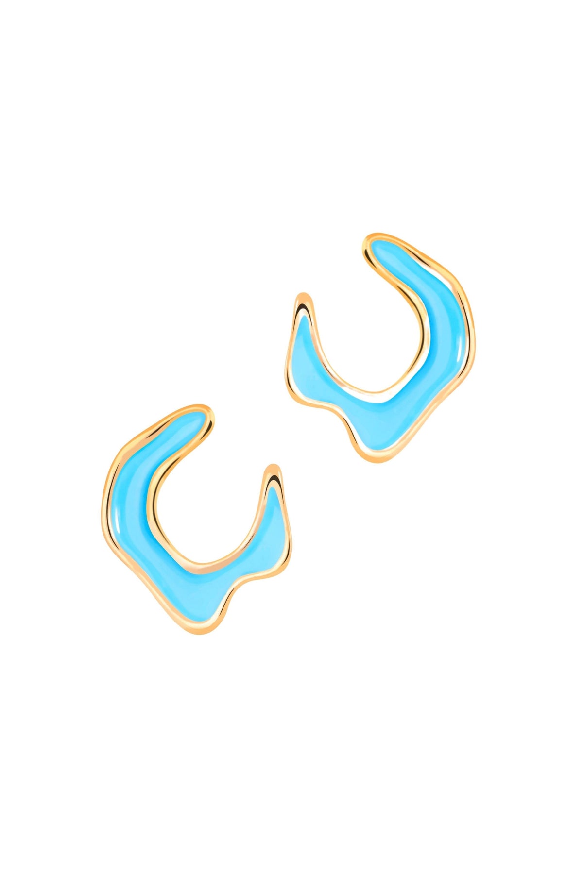 Hawaii Aqua Earrings in Small