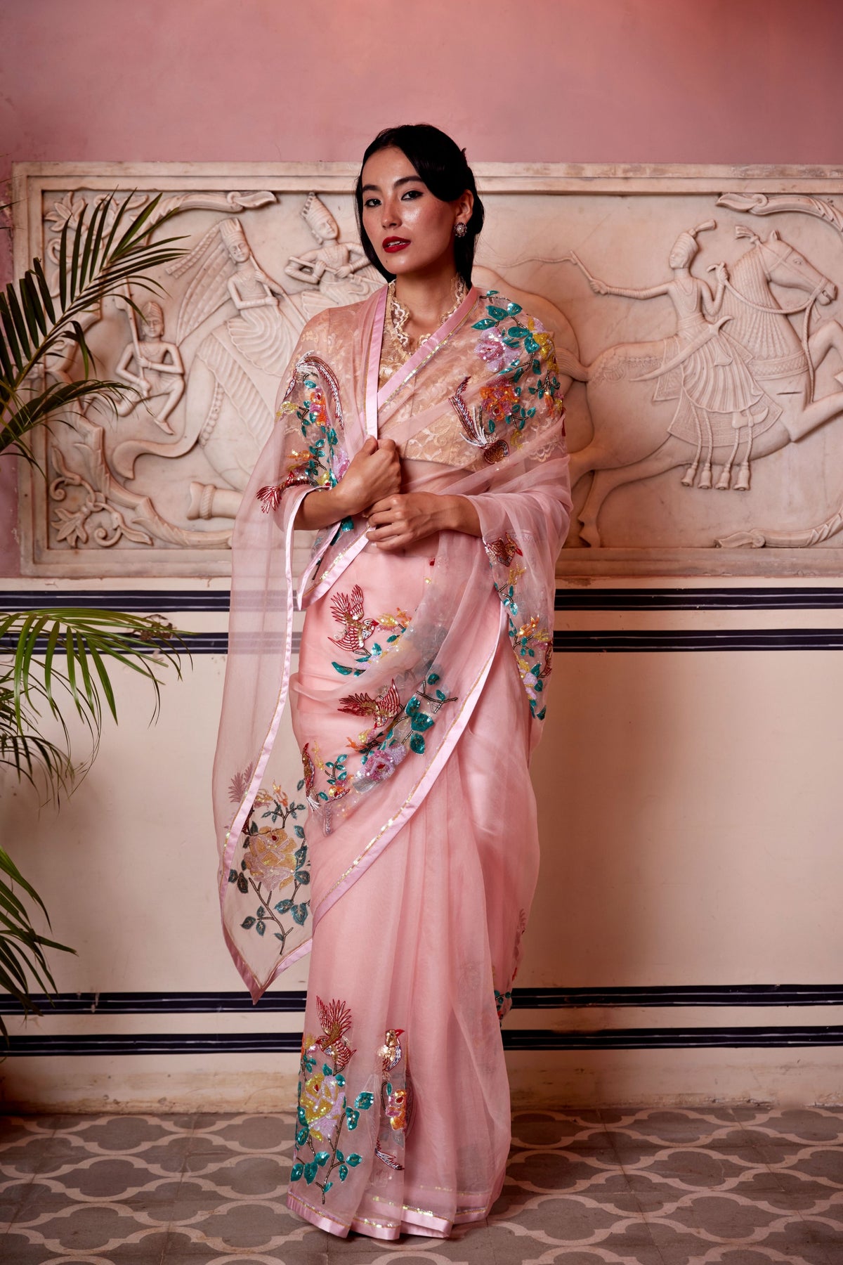 Lalitya Blush Pink Saree