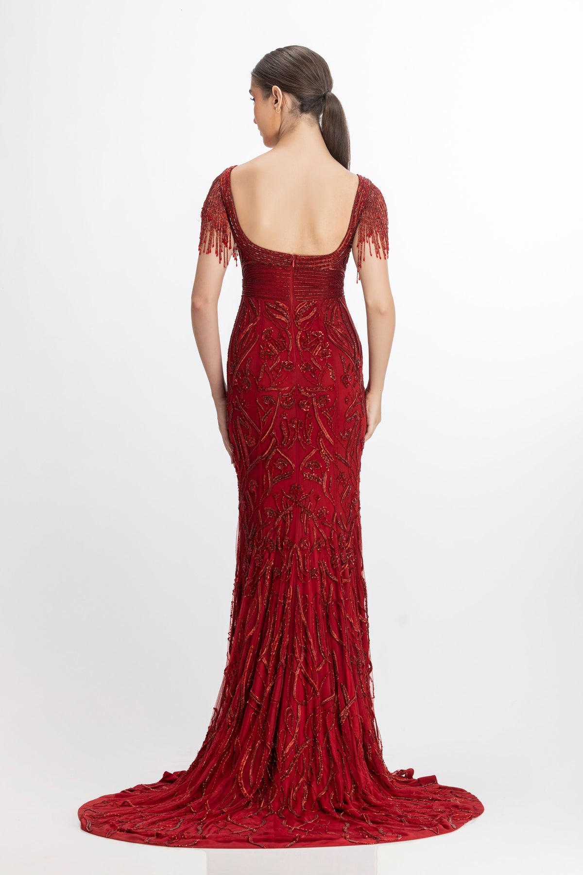 Scarlet Red Gown