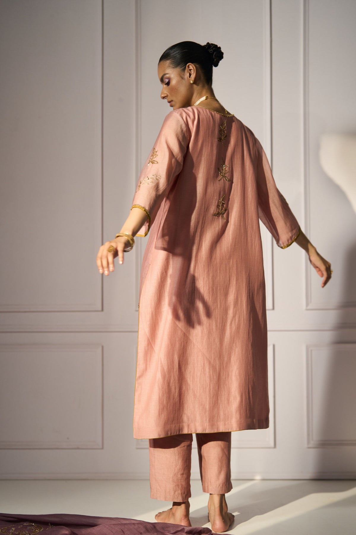 Pink Balori Kurta