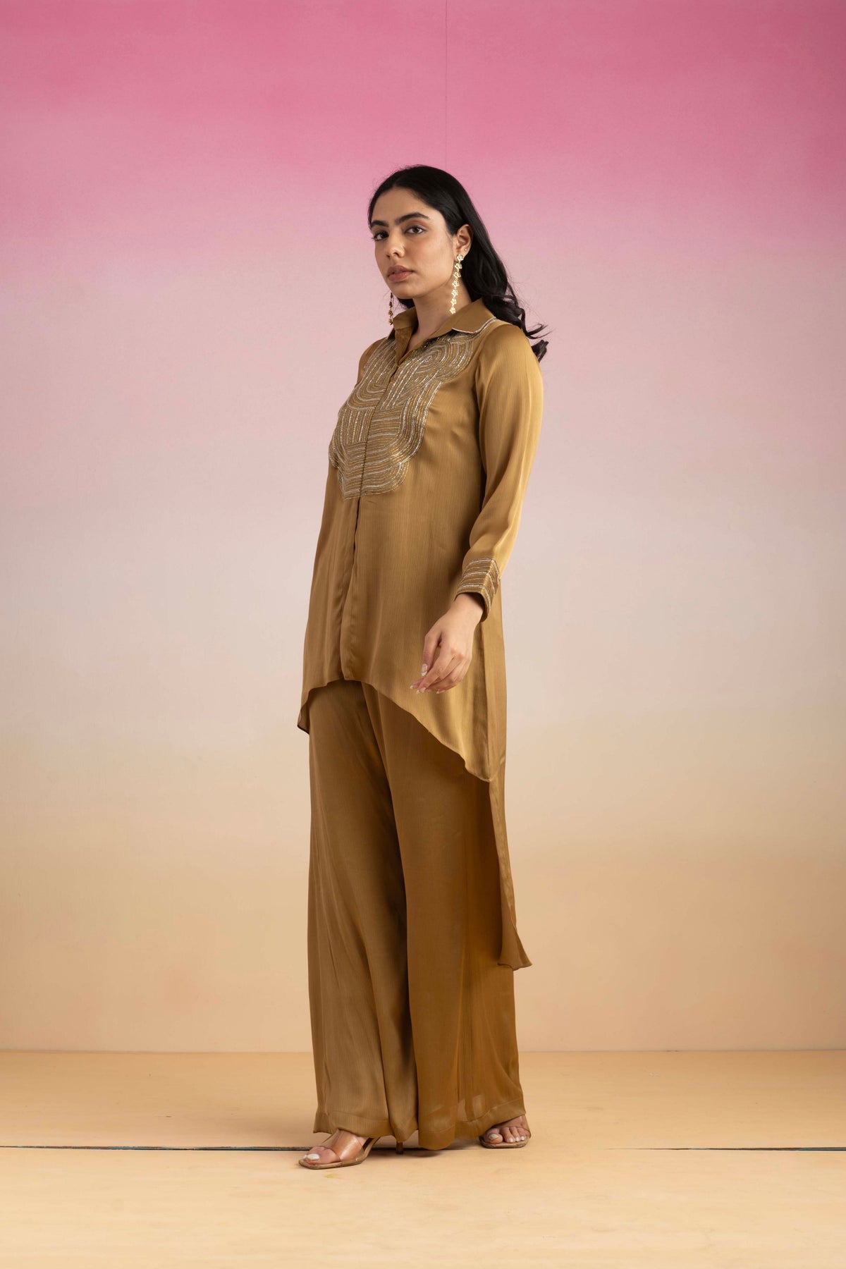 Chamak Gold  Co-Ord Set