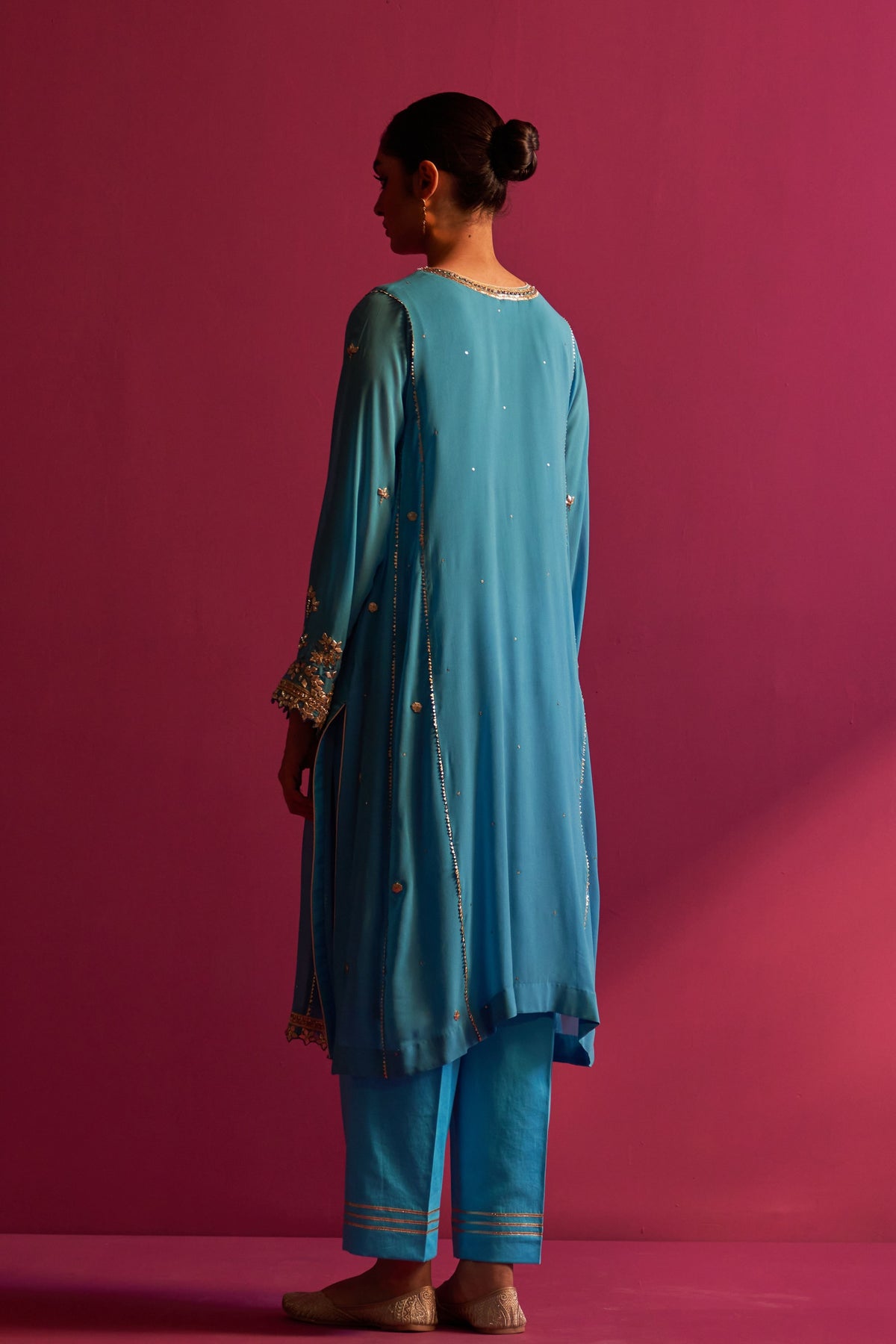 Blue Ira Kurta Set