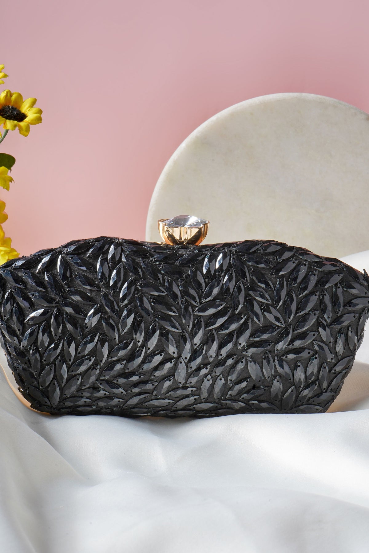 Black Agate Clutch