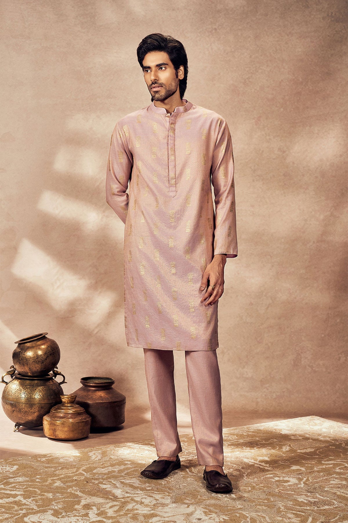 Lilac Timber Tribe Kurta Set