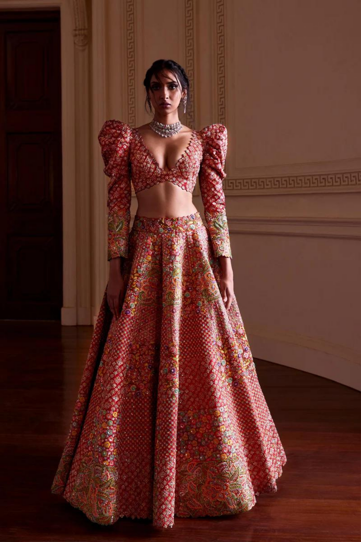 Mayna Mosaic Lehenga