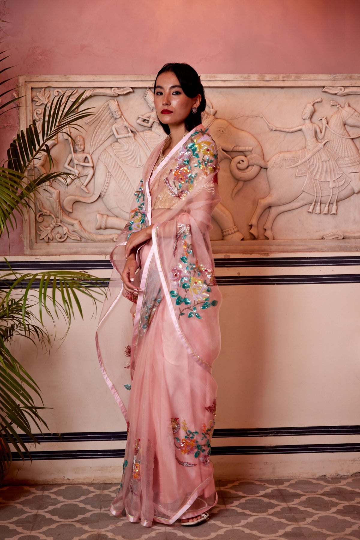 Lalitya Blush Pink Saree