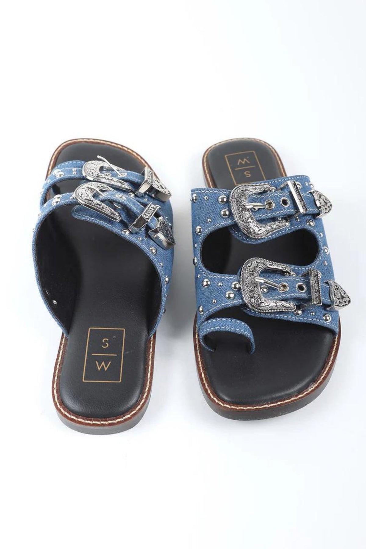 Noreen Denim Sandals