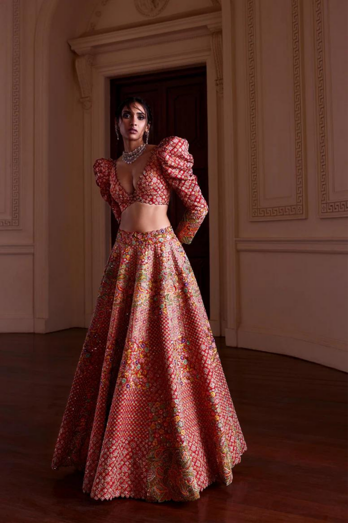 Mayna Mosaic Lehenga