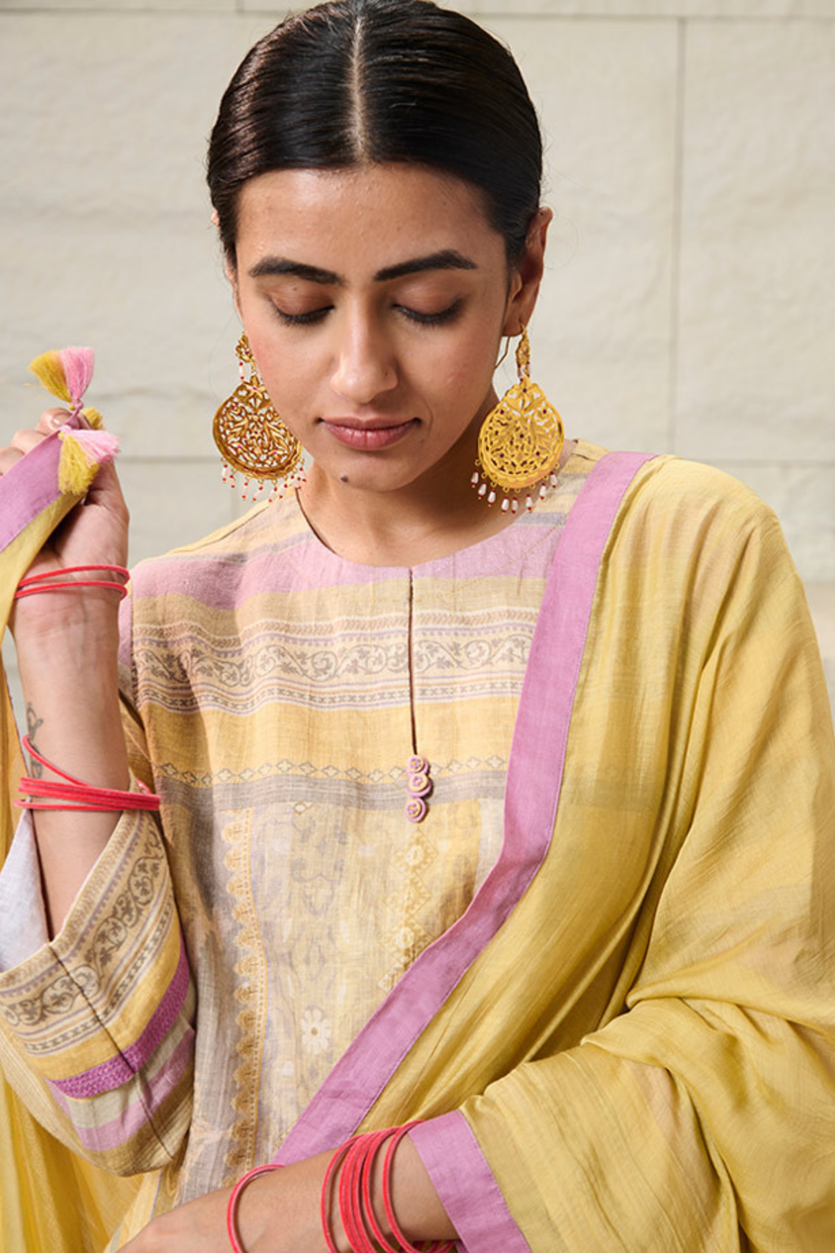 Jyot Yellow Kurta Set