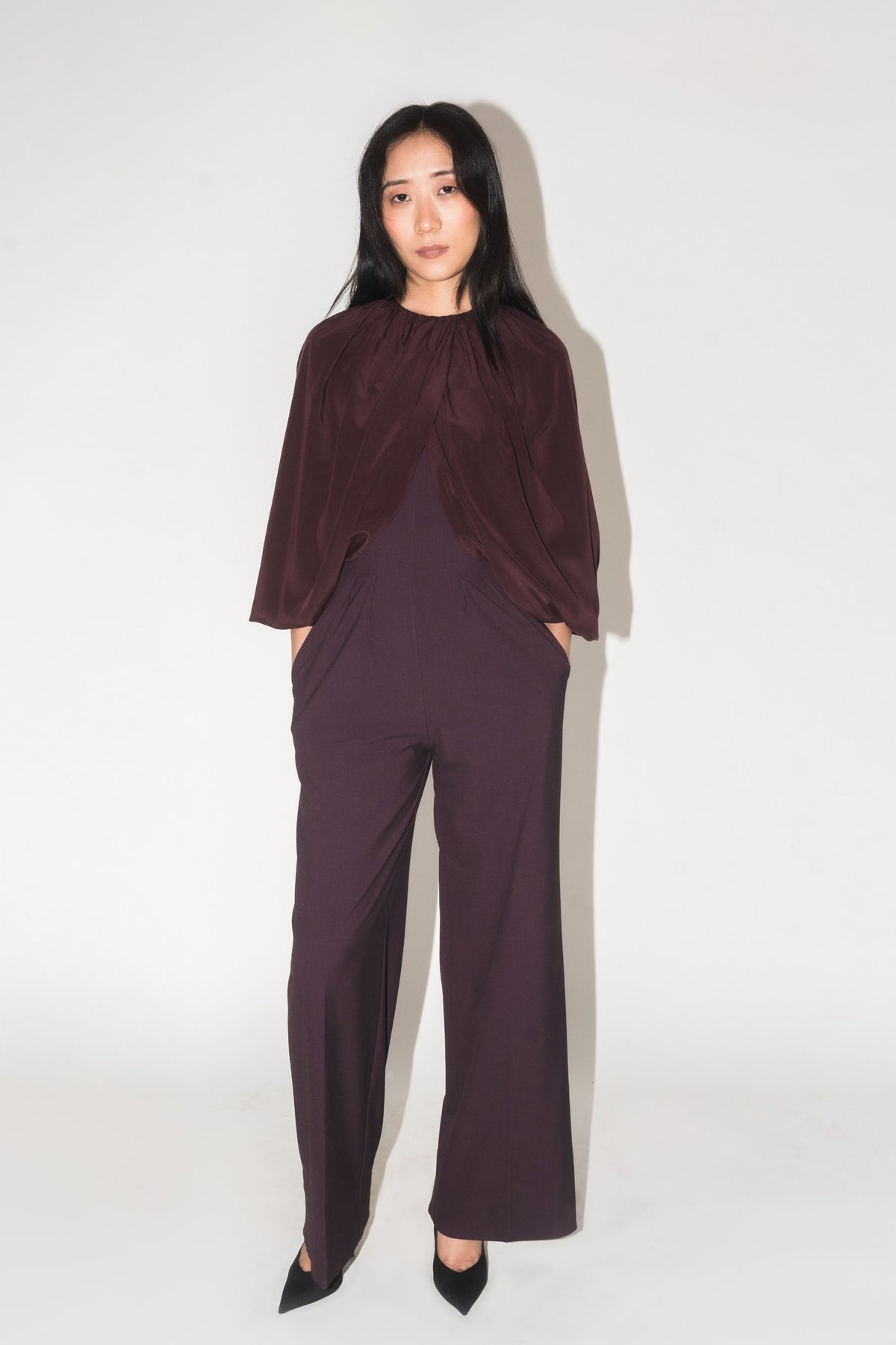 Eve Plum Jumpsuit