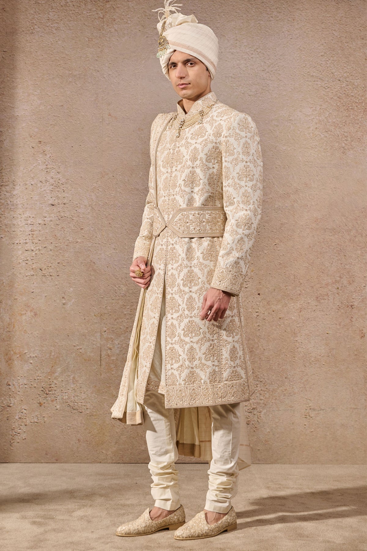 Classic Hand-embroidered Sherwani