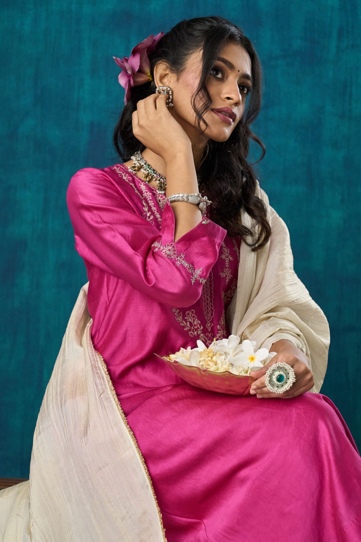 Magenta Charvi Kurta Sets