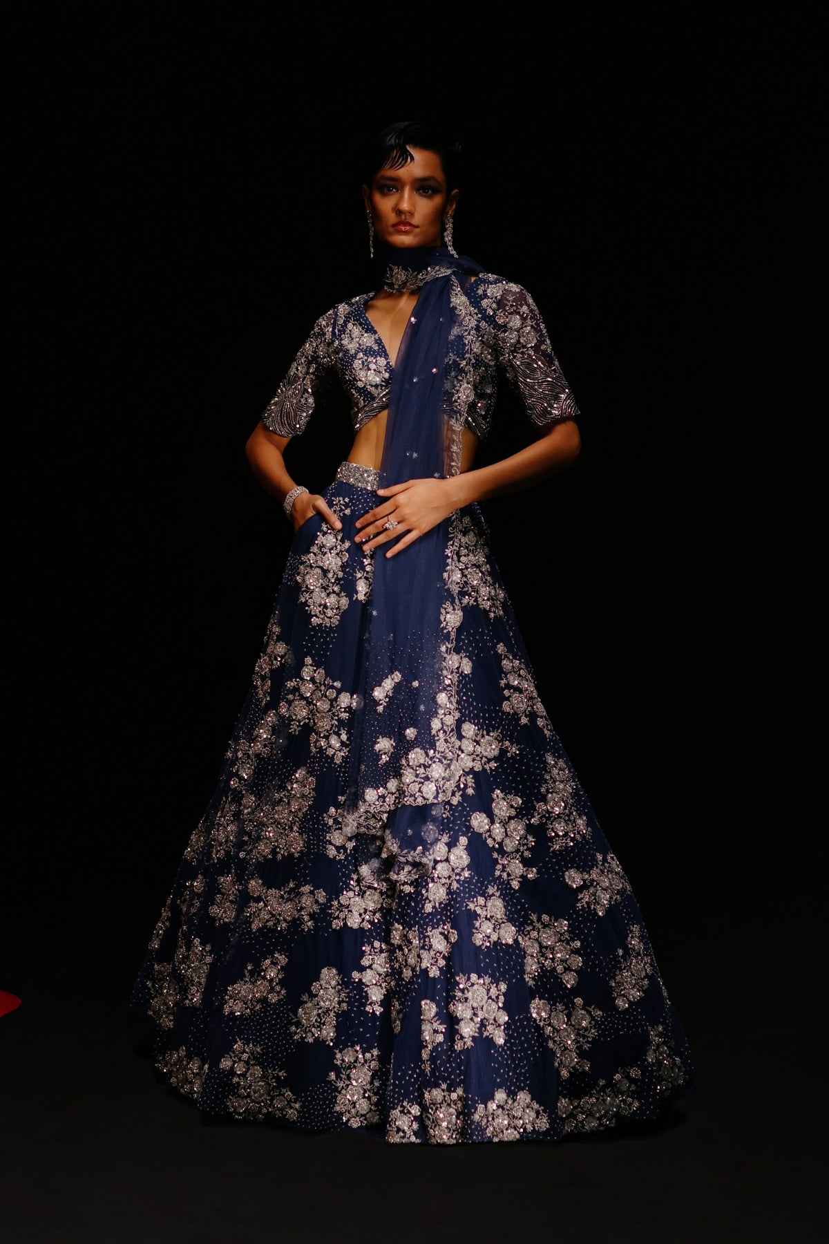 Celestial Nightfall Lehenga Set