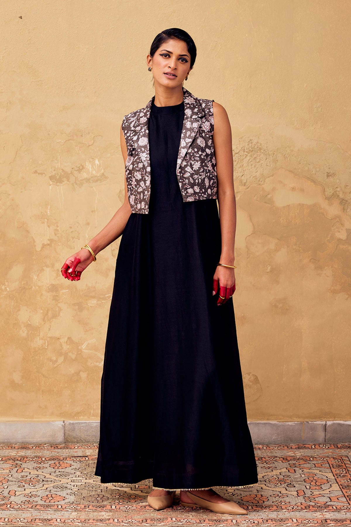 Shahi Dress With Bolero Jacket