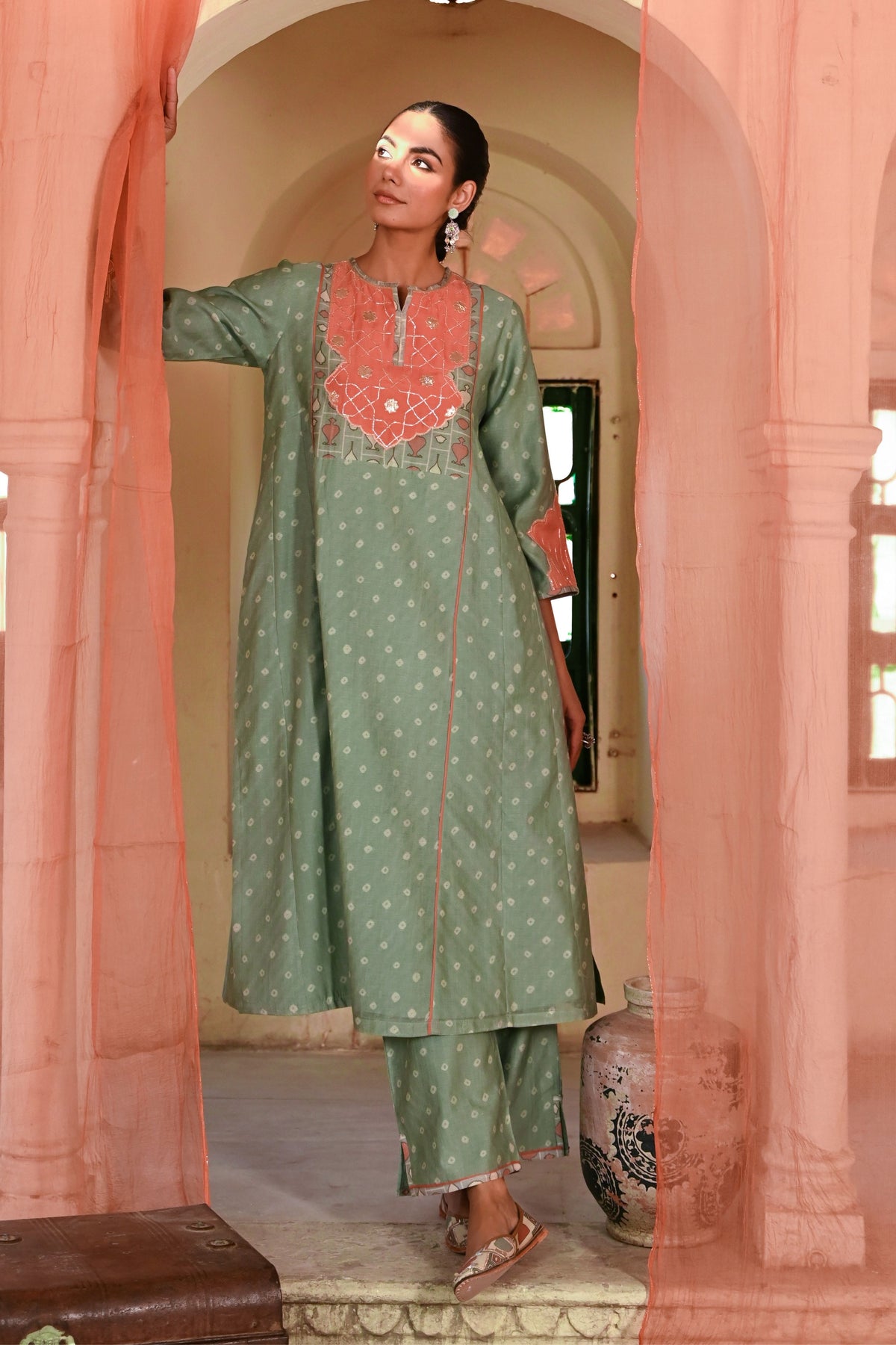 Sanganeri Kurta Set