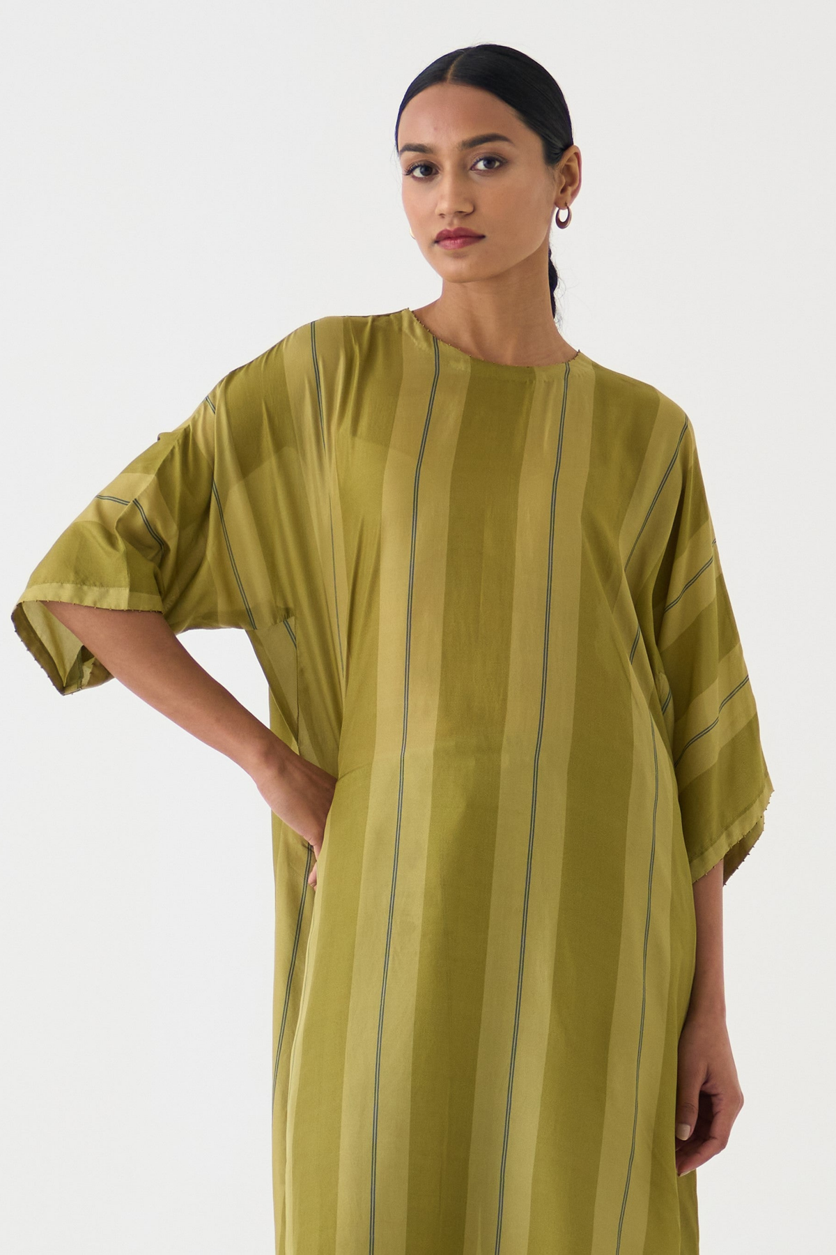 Evelyn Striped Chakbagla Kurta Set