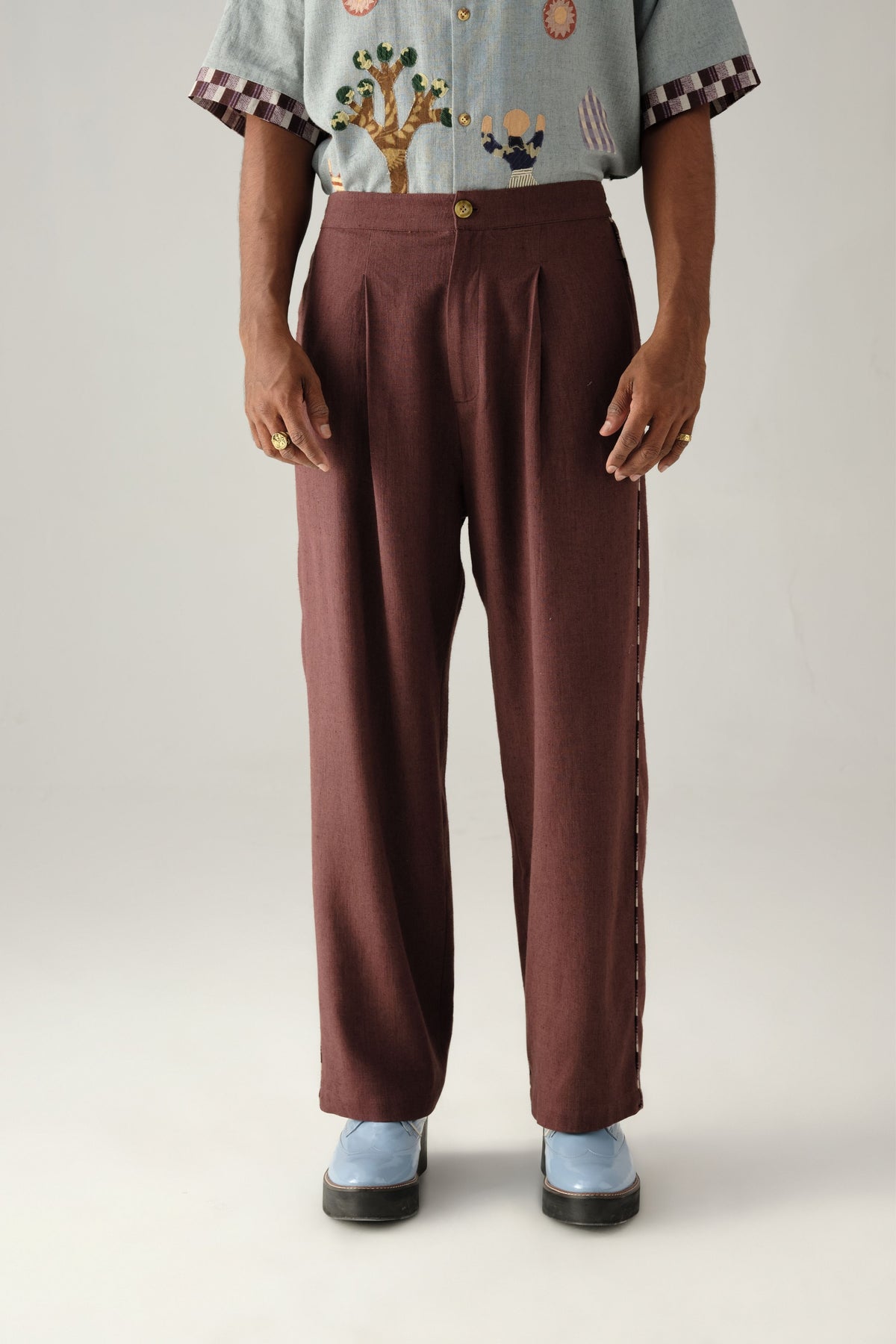 Wine Dane Pants