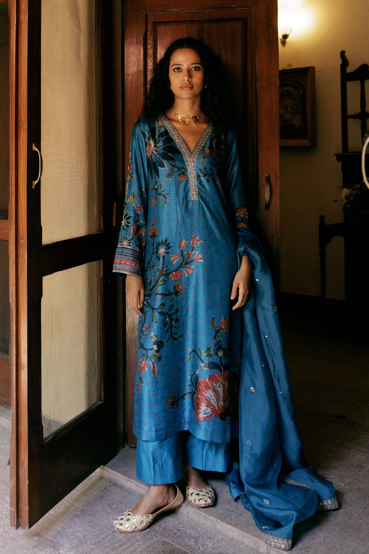 Azure Blue Kurta Set