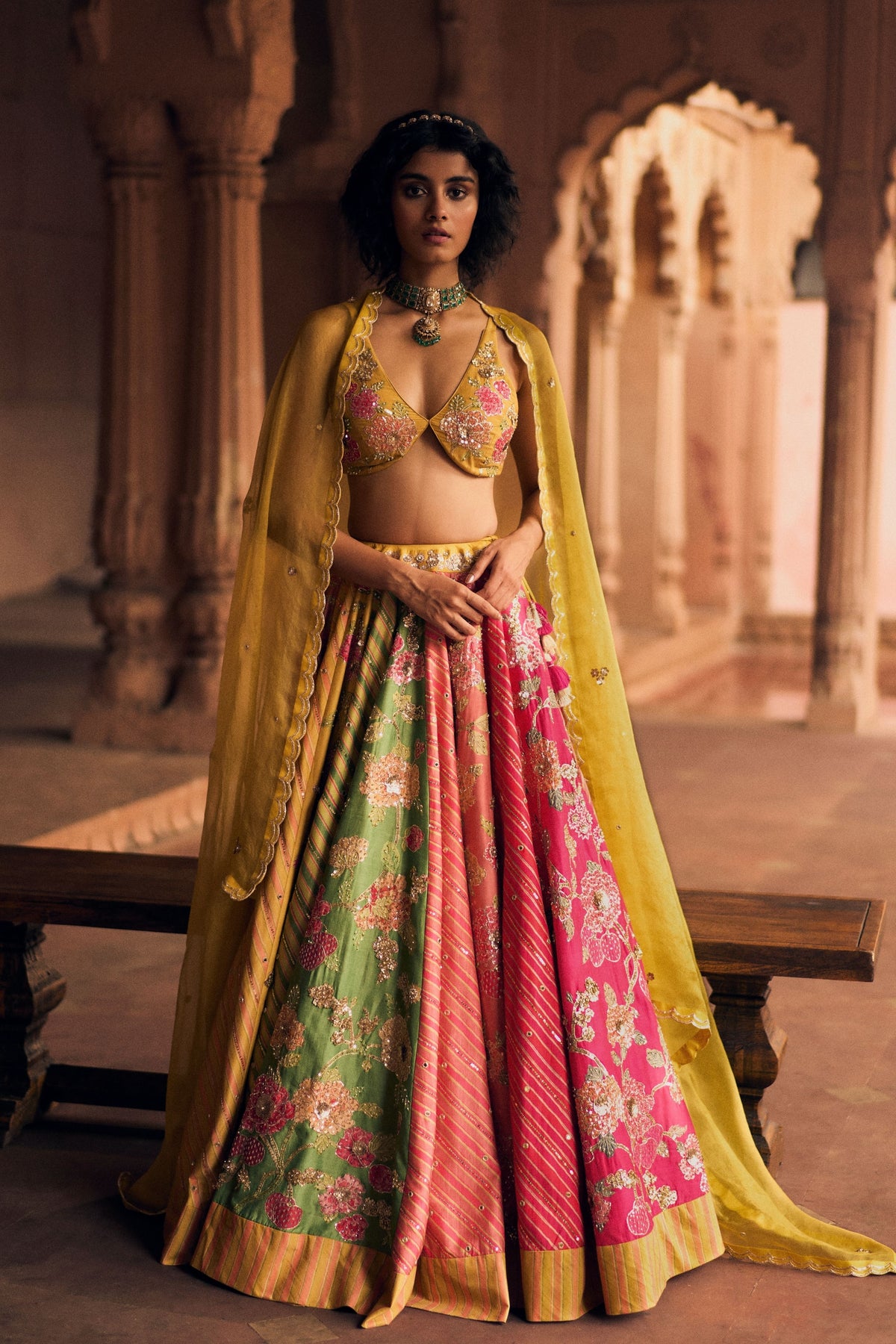 An Ode Rajasthani Lehenga Set