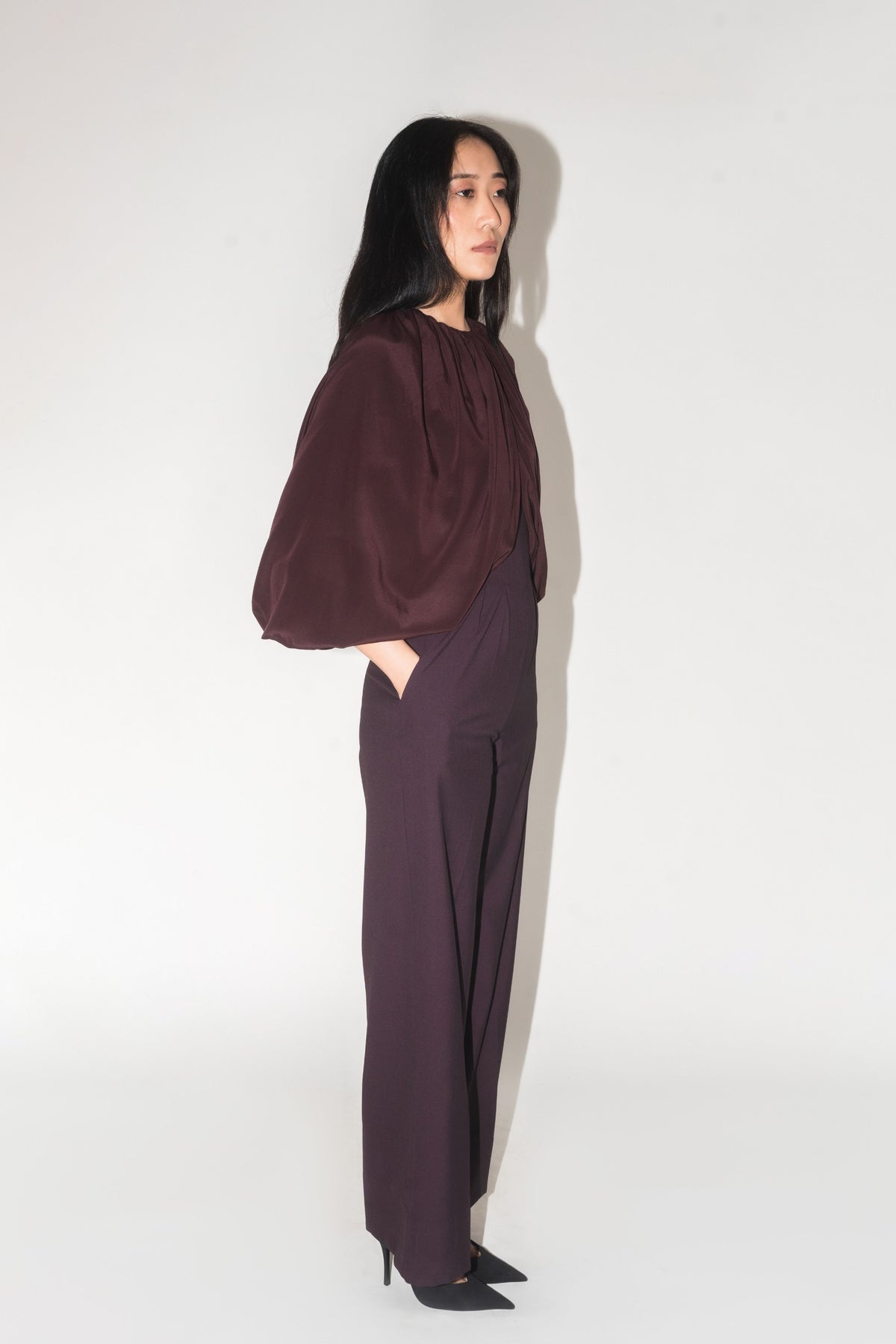 Eve Plum Jumpsuit