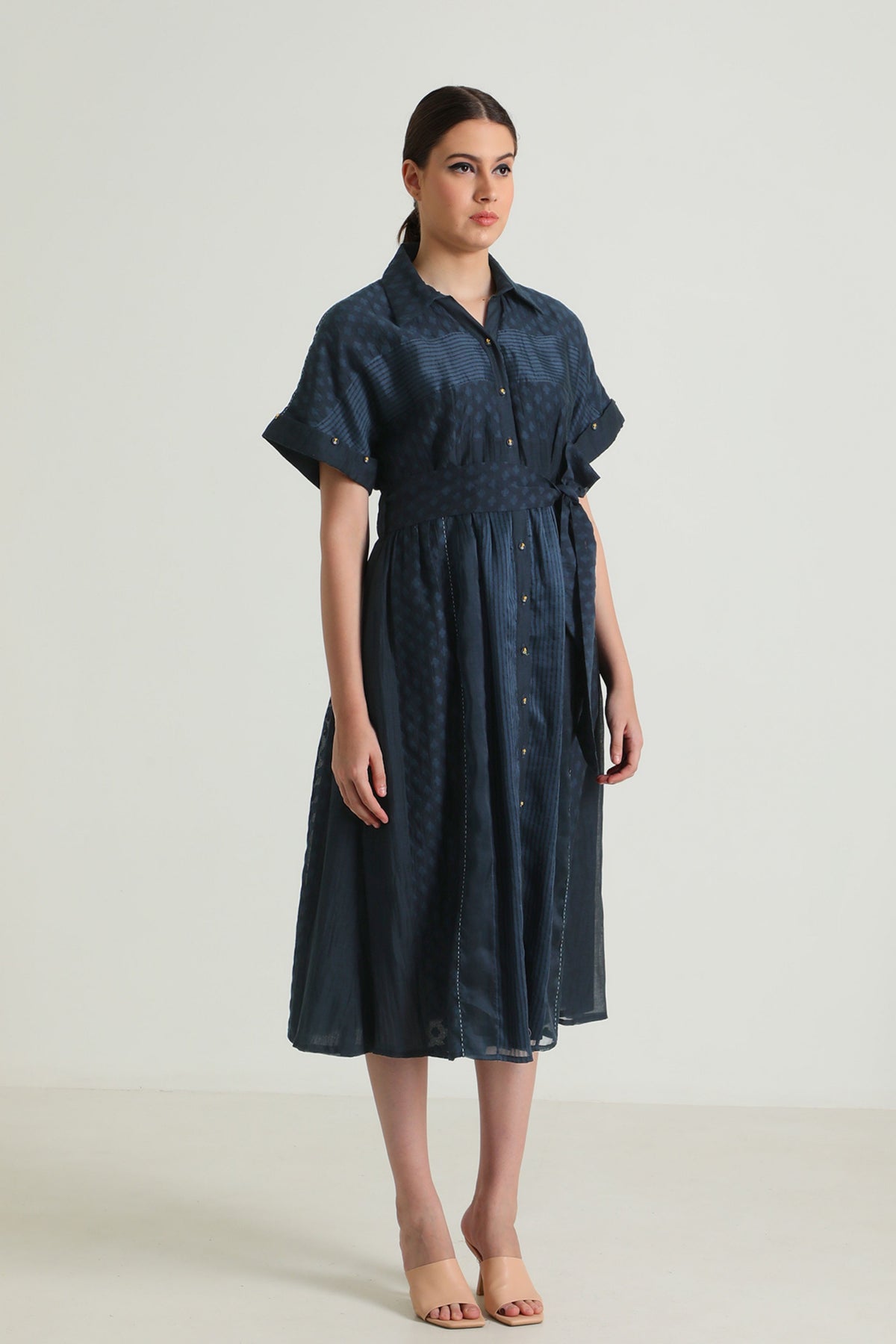 Banarsi Indigo Dress