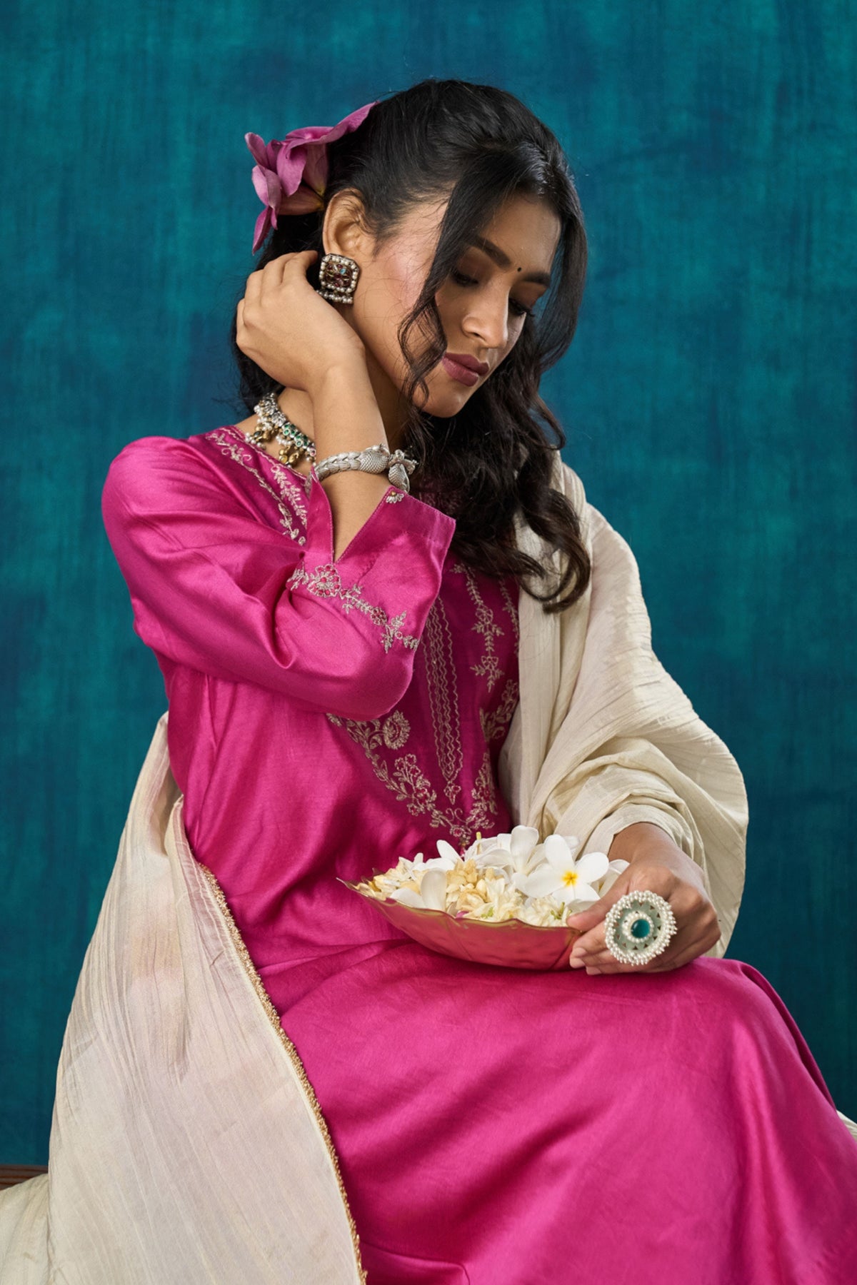 Magenta Charvi Kurta Sets