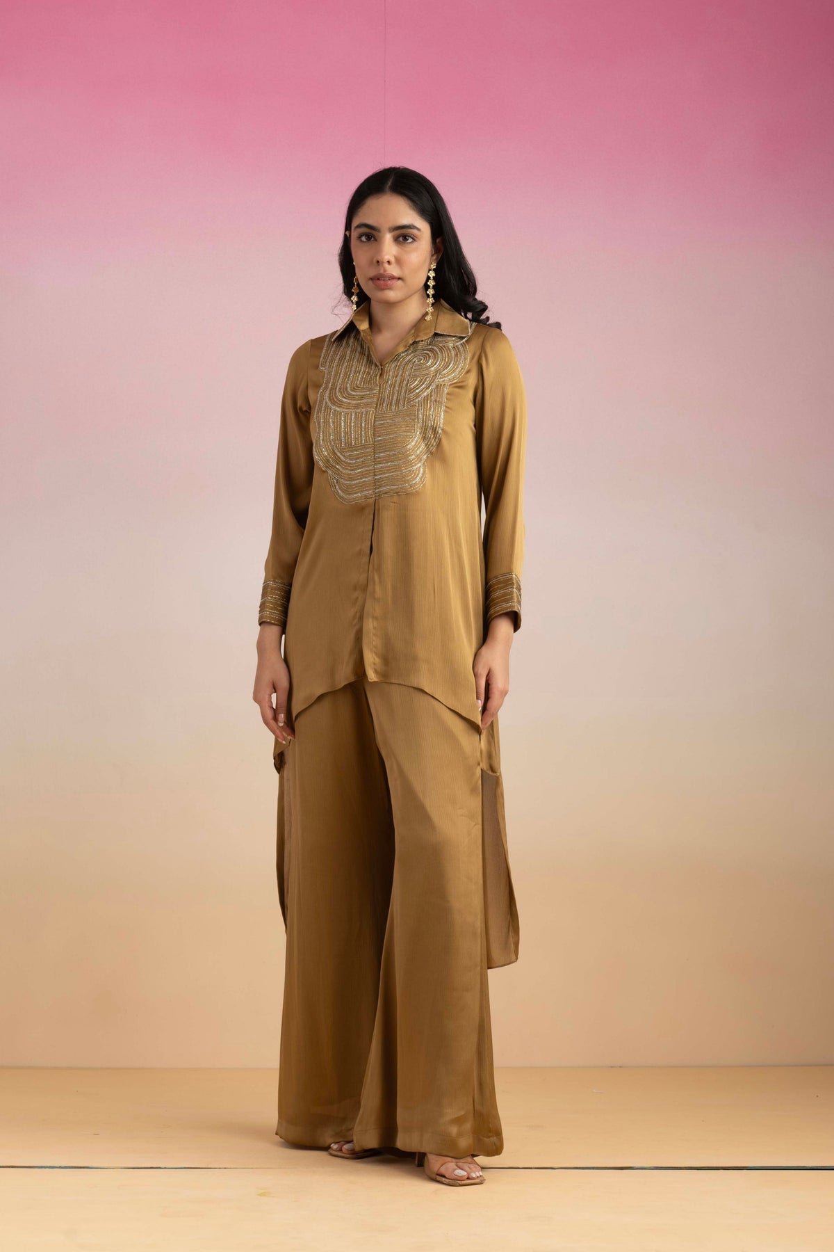 Chamak Gold  Co-Ord Set