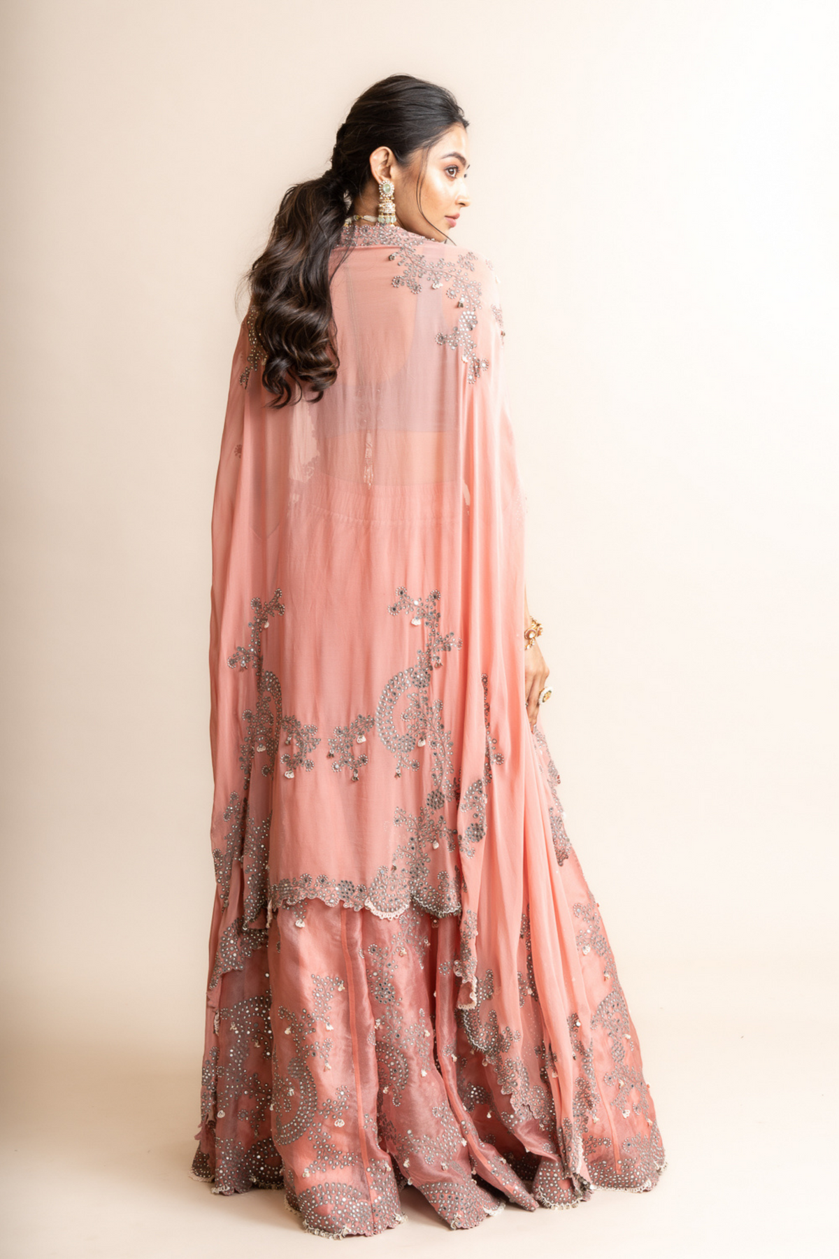 Old Rose Lehenga Set