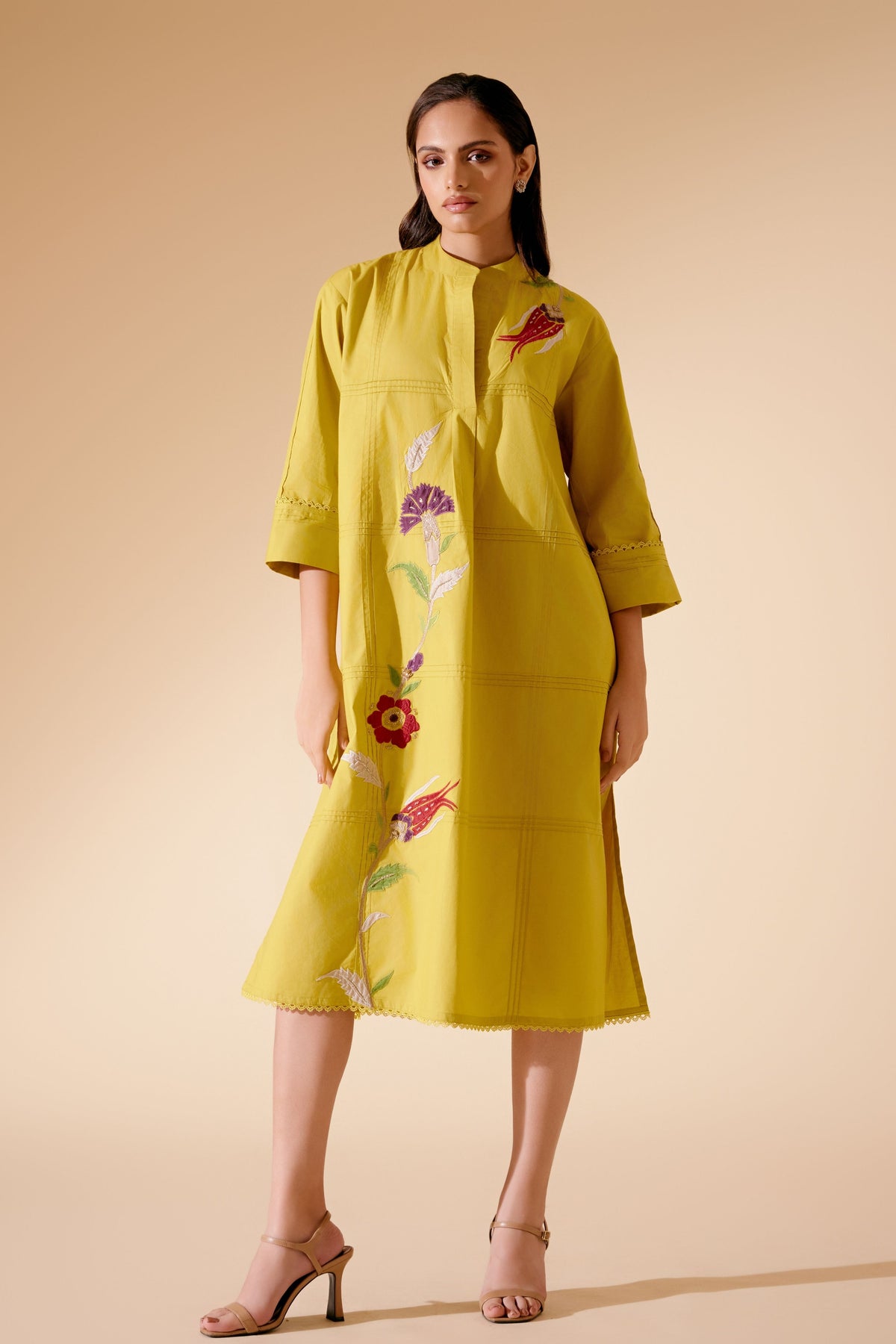 Neela Mustard Dress