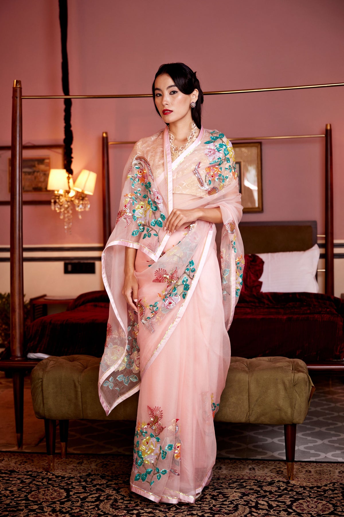 Lalitya Blush Pink Saree