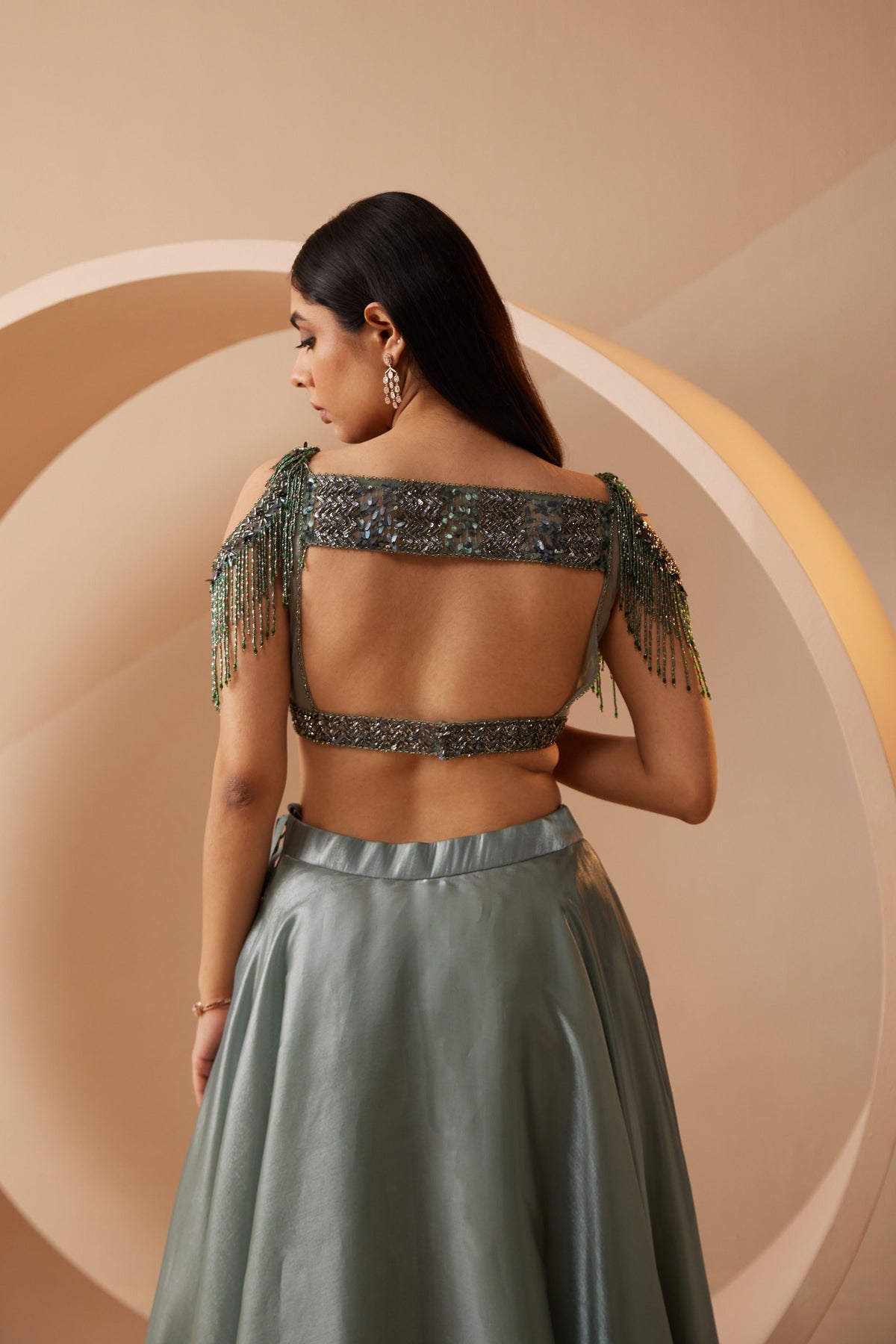 Renne Green Lehenga Set