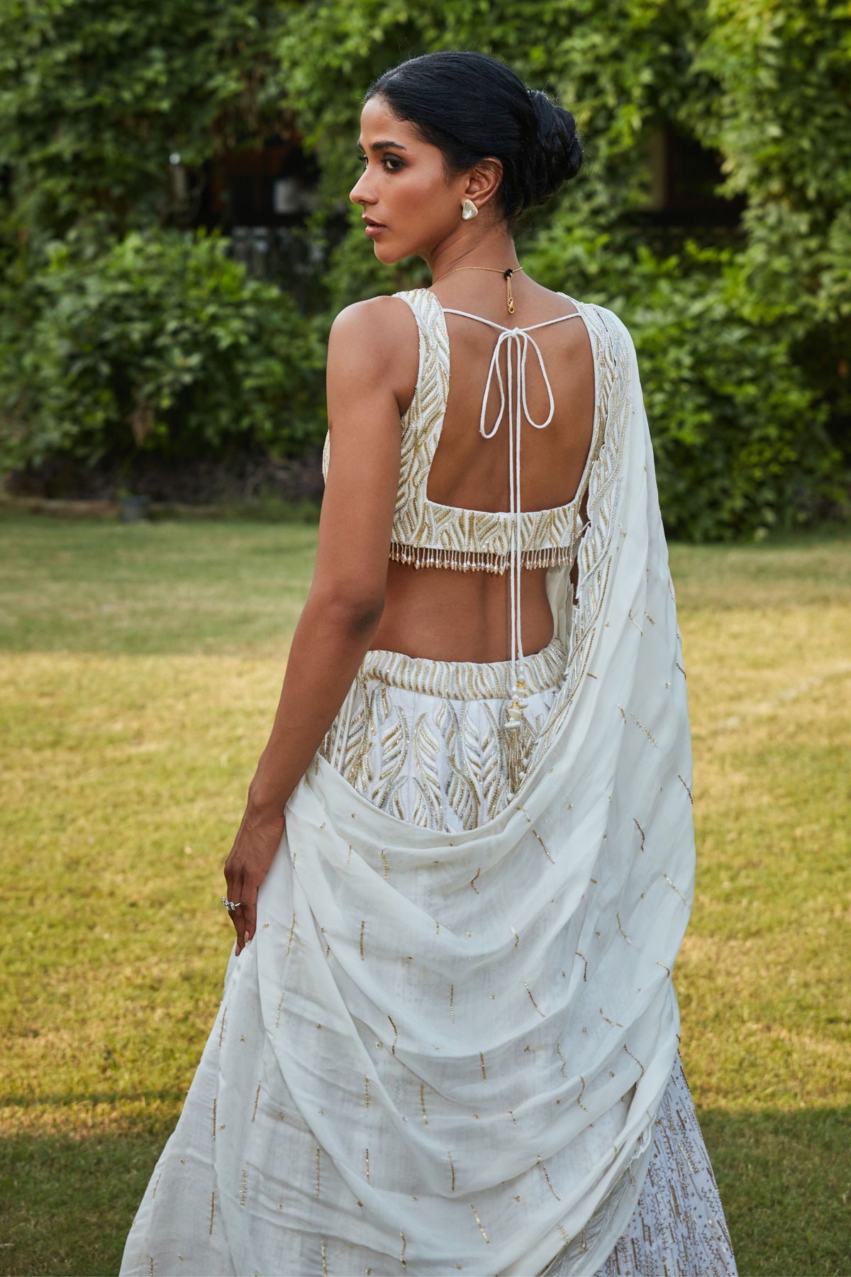 Off-white Samaira Lehenga Set