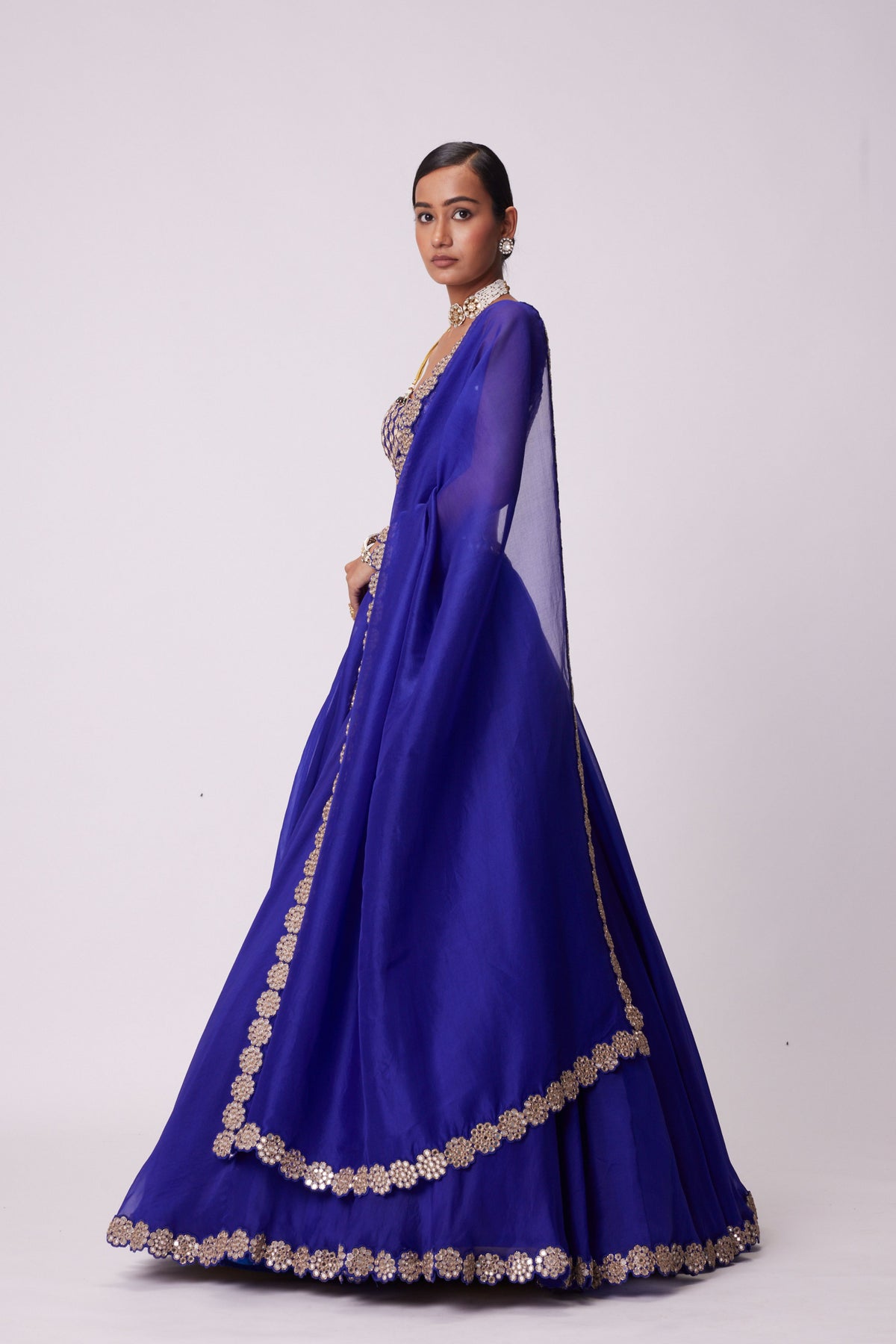 Persian Blue Lehenga Set