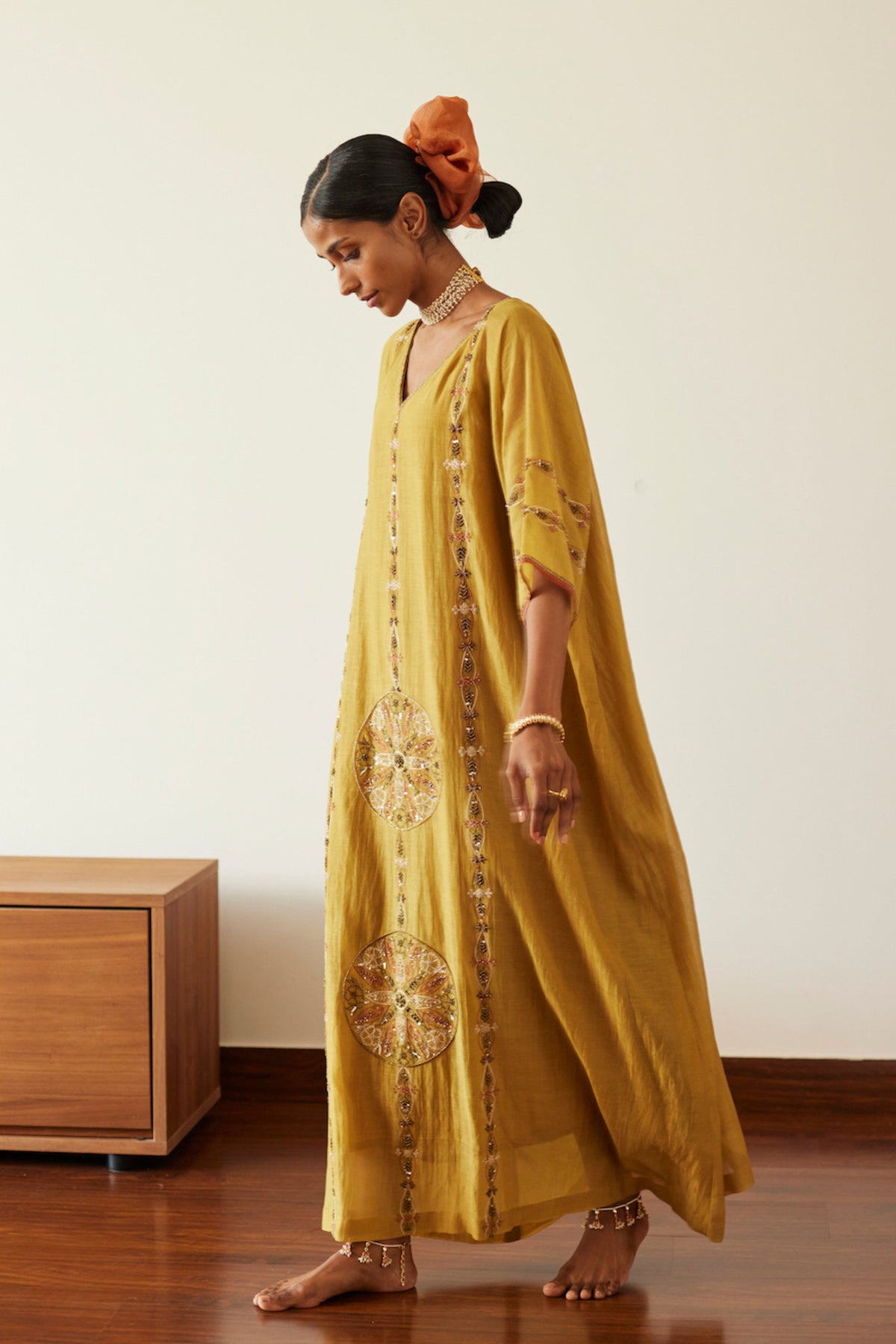 Yellow Uday Kaftan