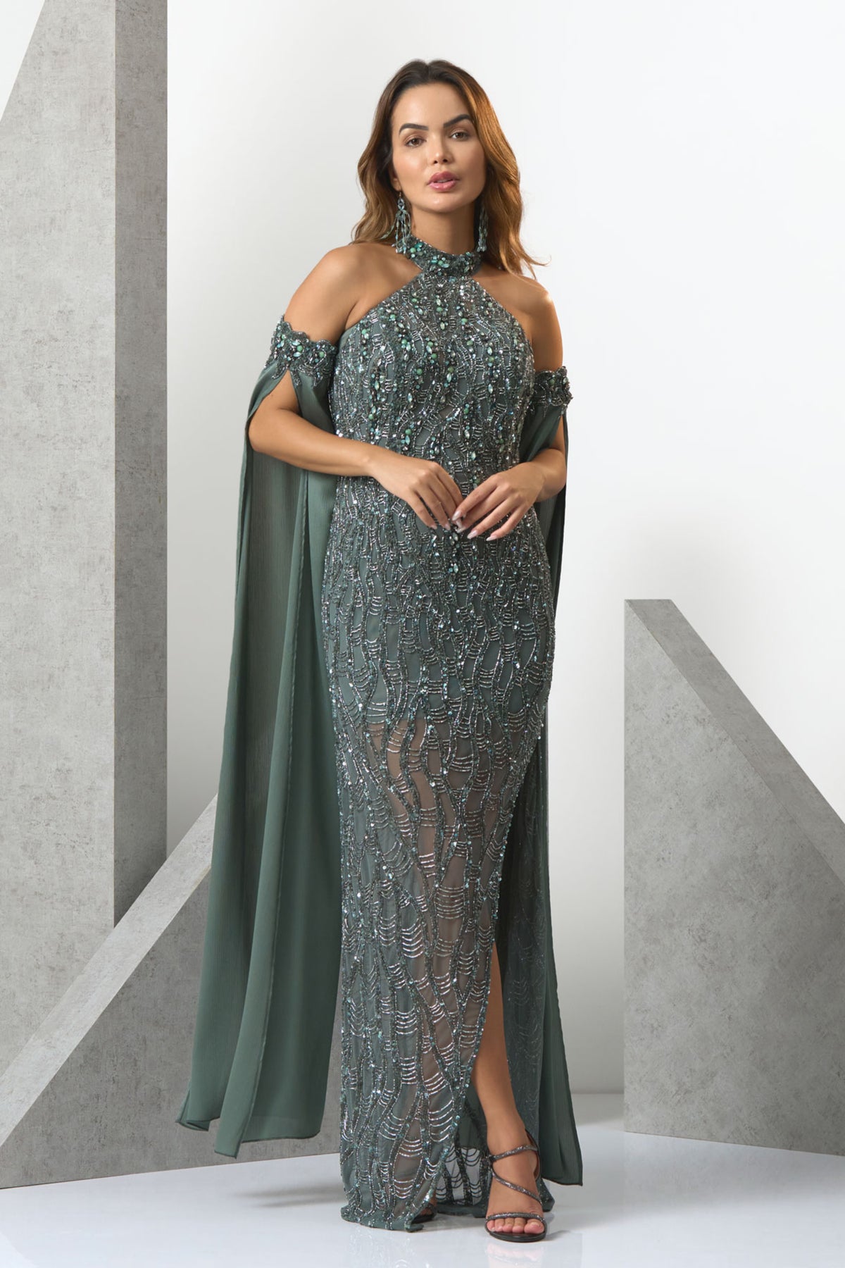 Shiraz Halter Gown