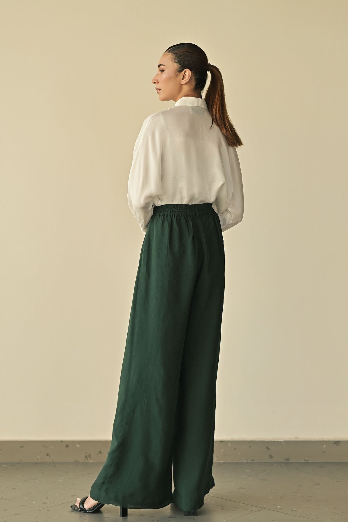 Forest Green Parallel Trousers