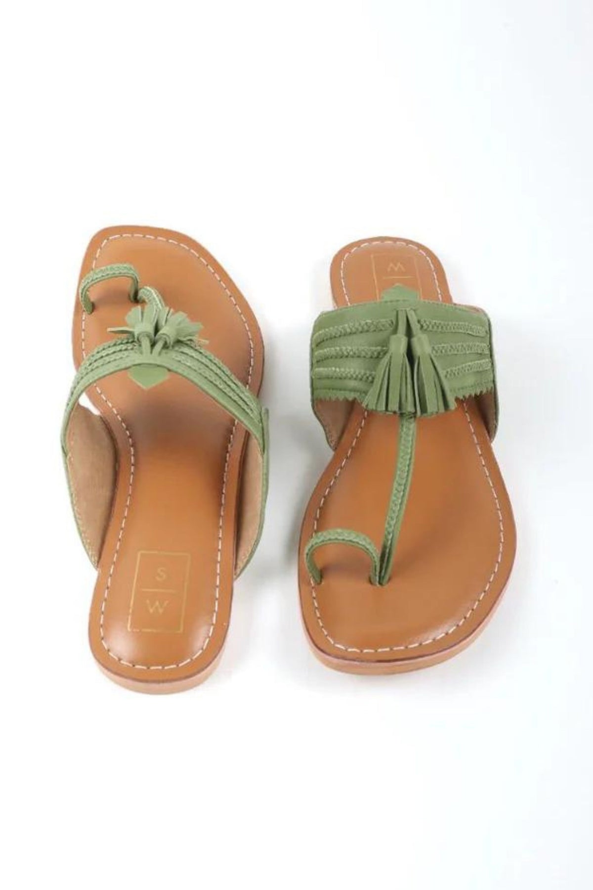 Mehandi Kolhapuri Sandals