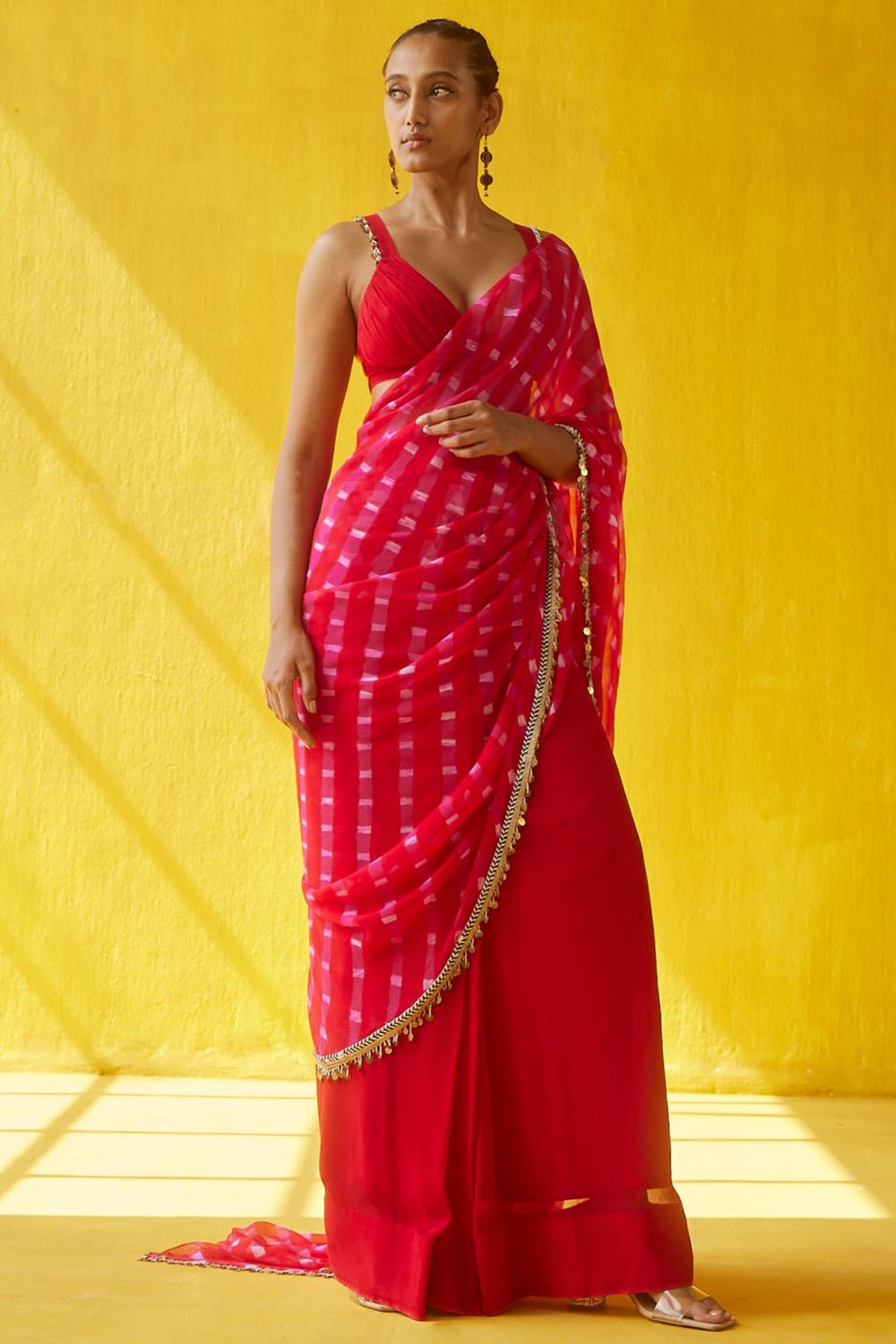 Gulnaar Pre Draped Saree