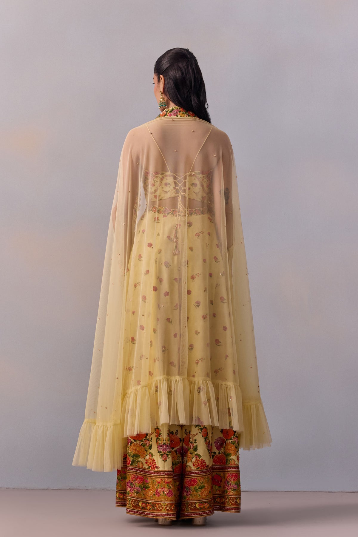 Yellow Meher Sharara Set