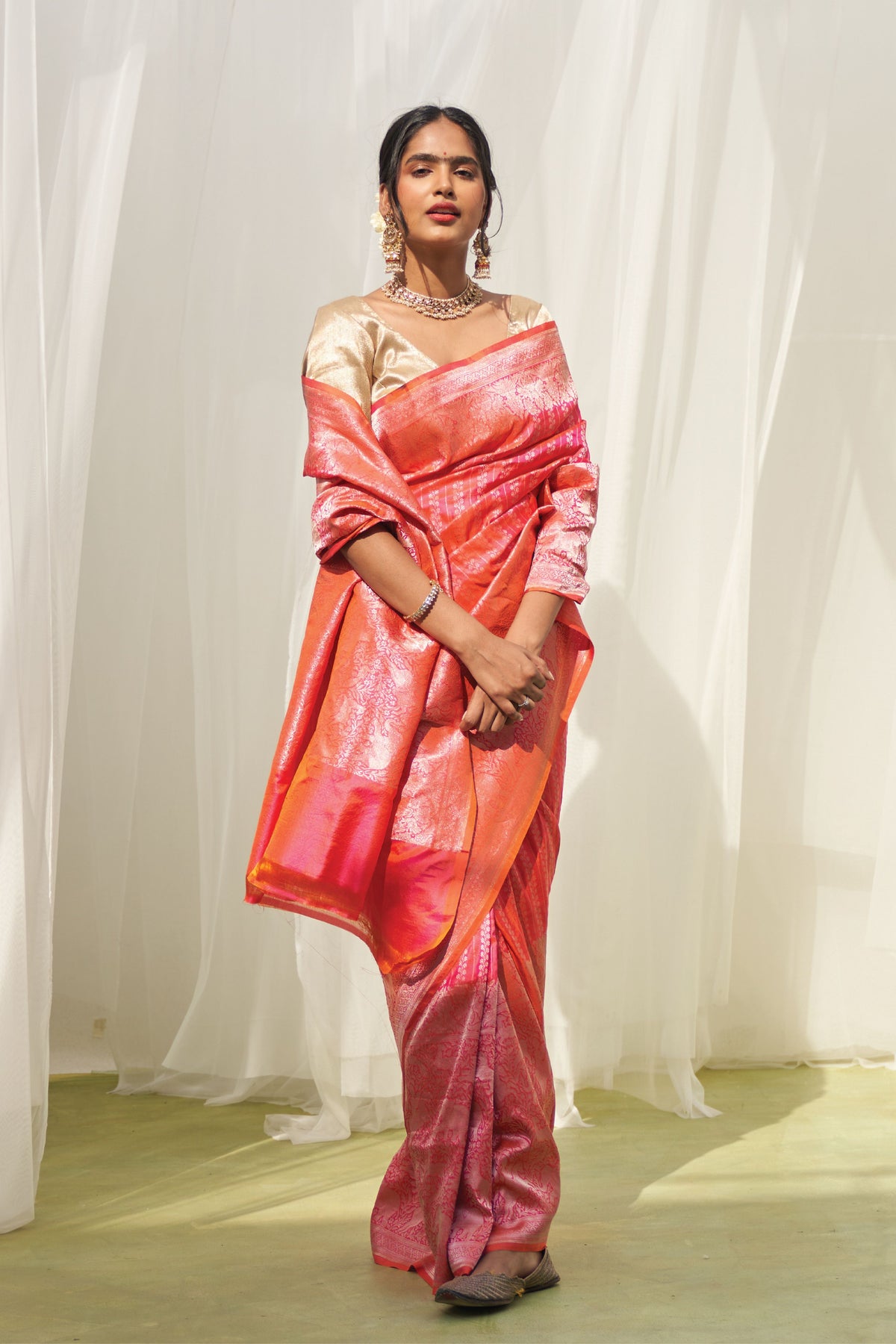 Nitara Pink Saree