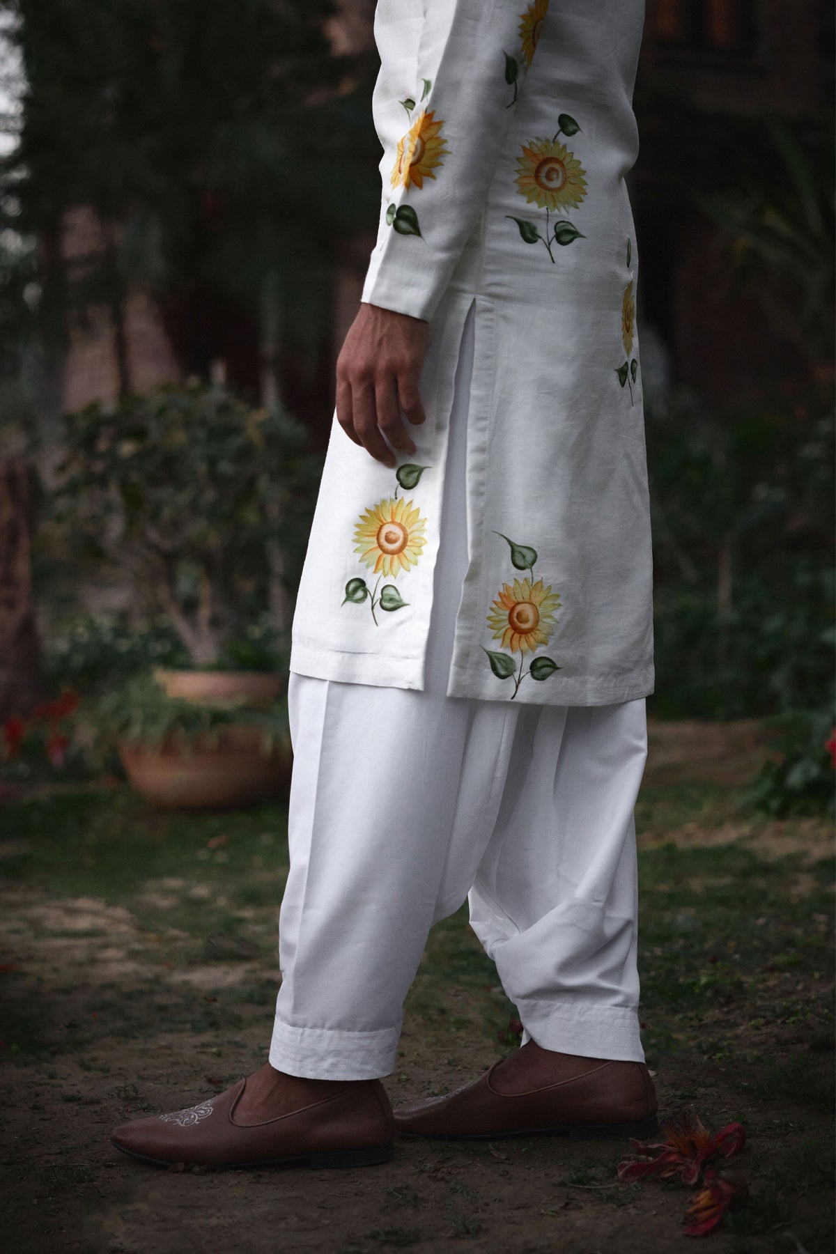 Alwar Hand Painted Kurta Set